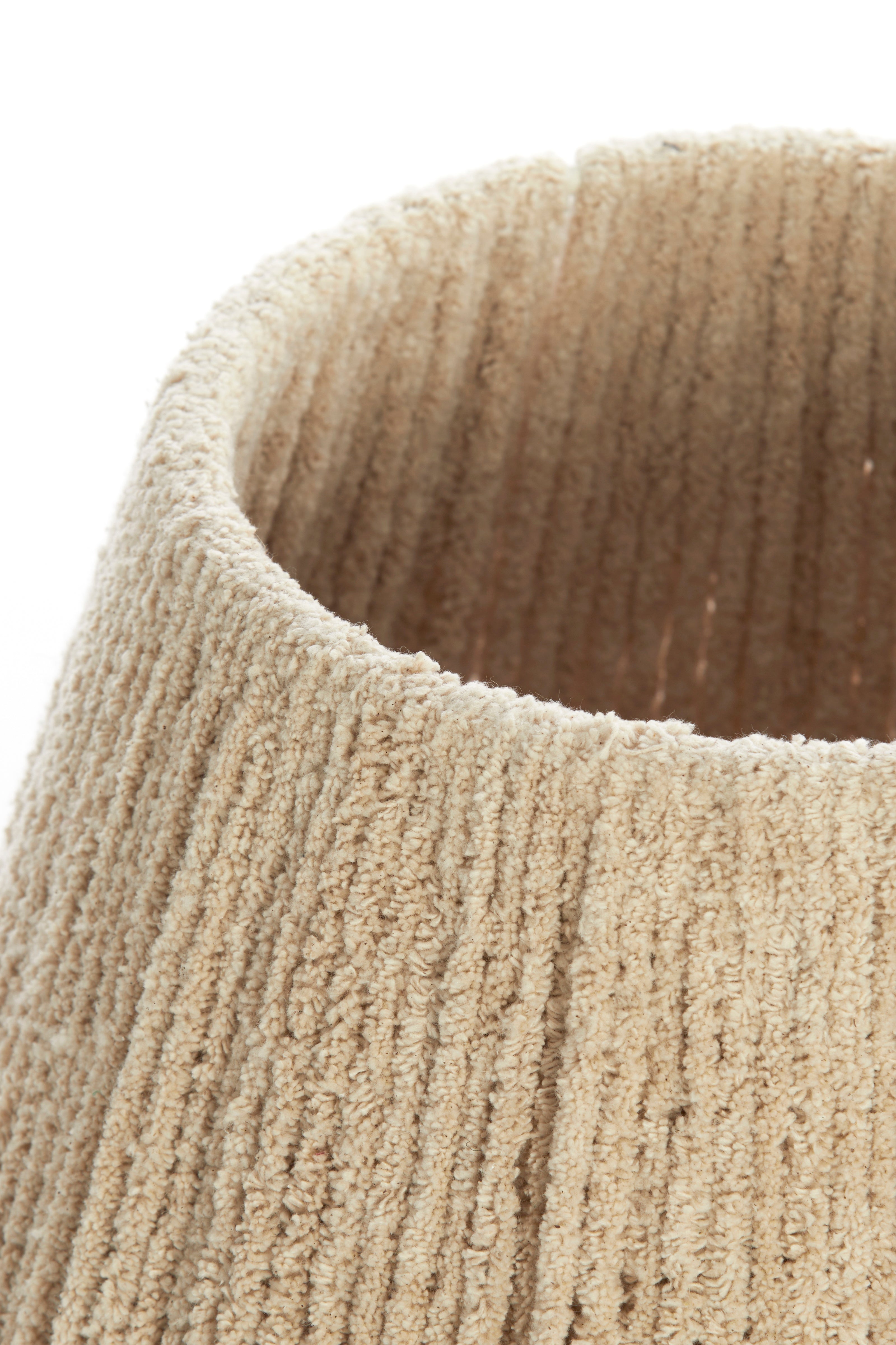Abat-jour tambour 35-20-30 cm MEDANA chenille crème