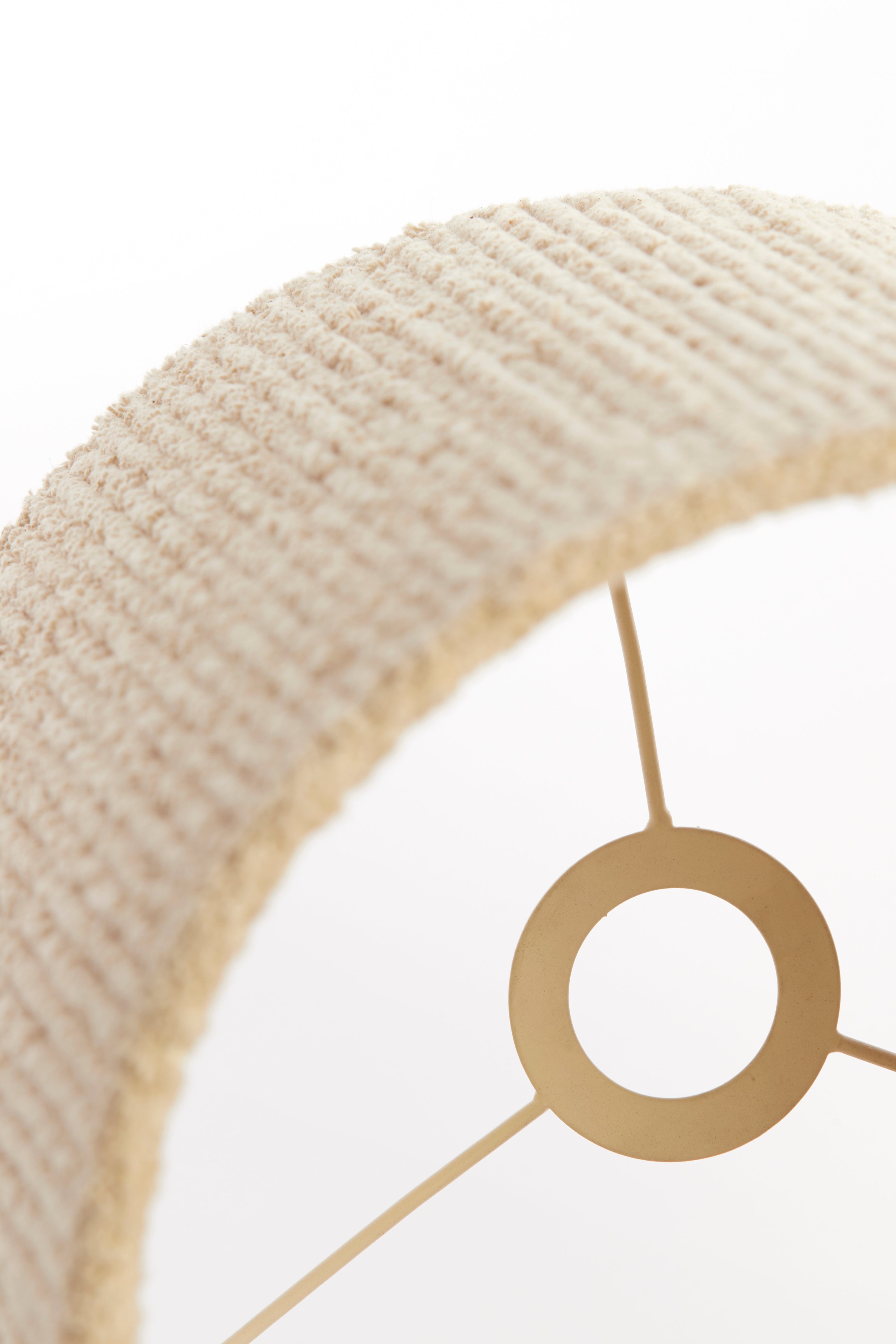 Abat-jour cylindre 20-20-30 cm MEDANA chenille crème