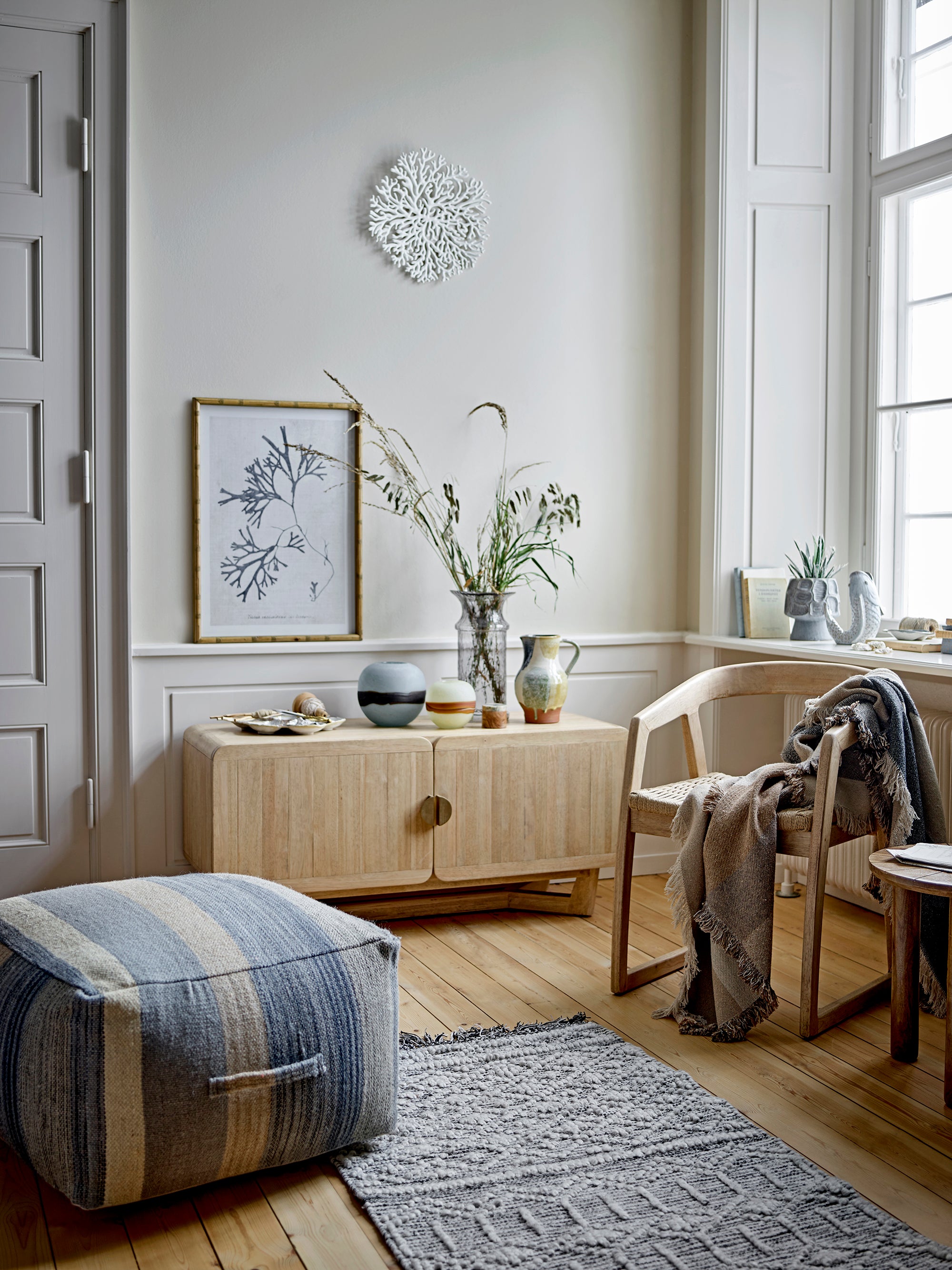 Maji Plaid Marron Coton recyclé