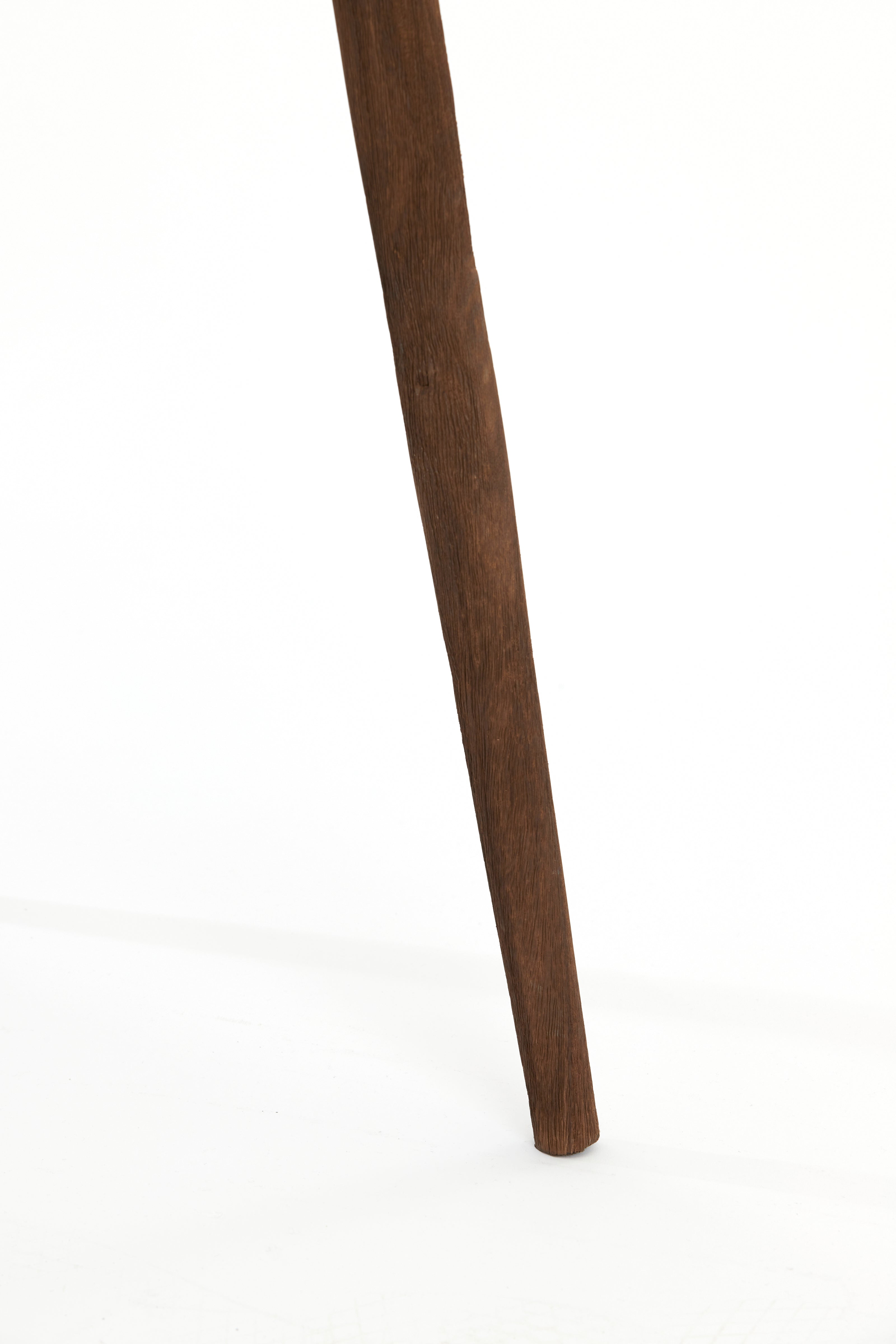 Lampadaire trépied 52x52x122 cm ILIAS bois brun foncé mat