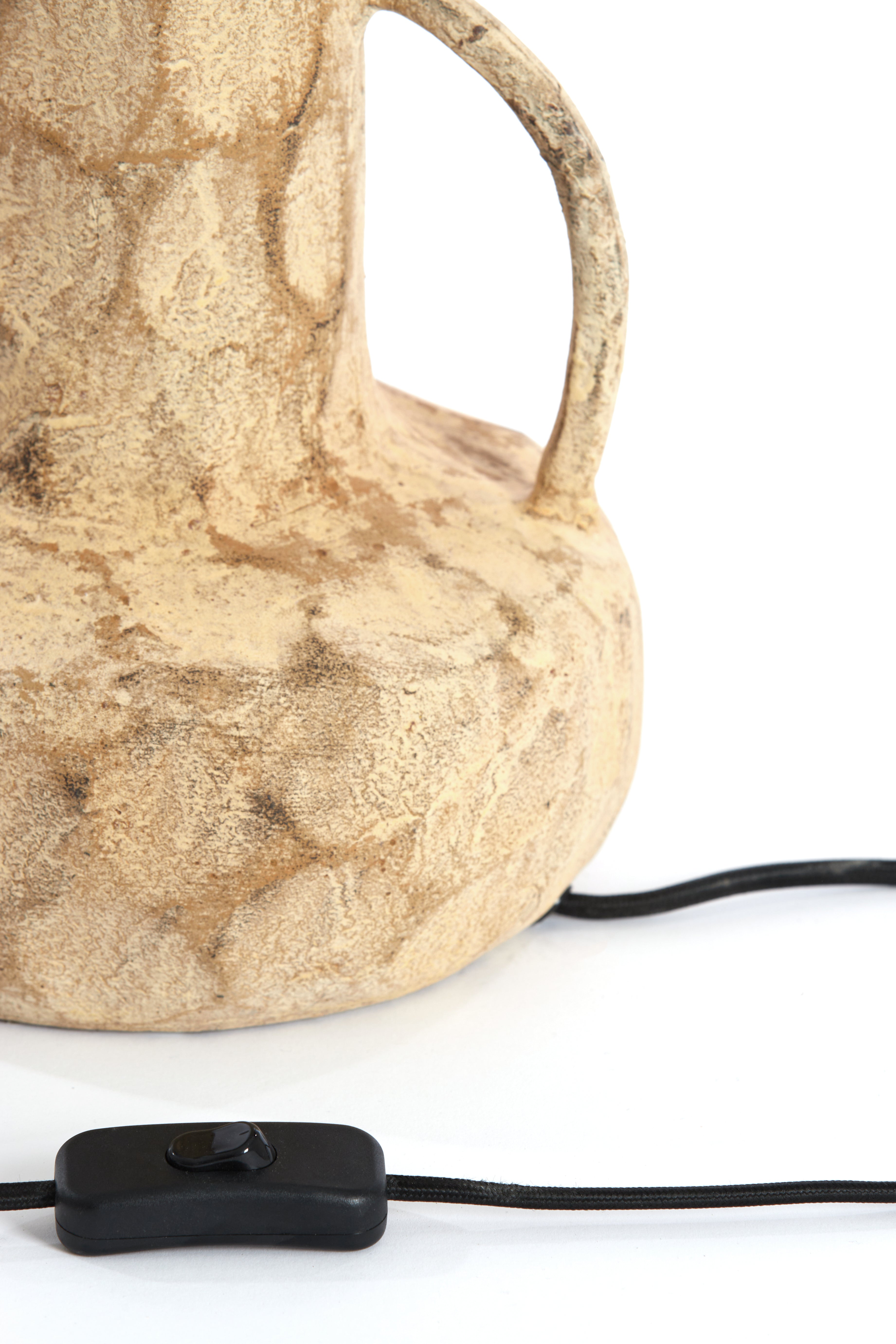 Pied de lampe 20,5x20x43 cm MOGLIANO sable antique