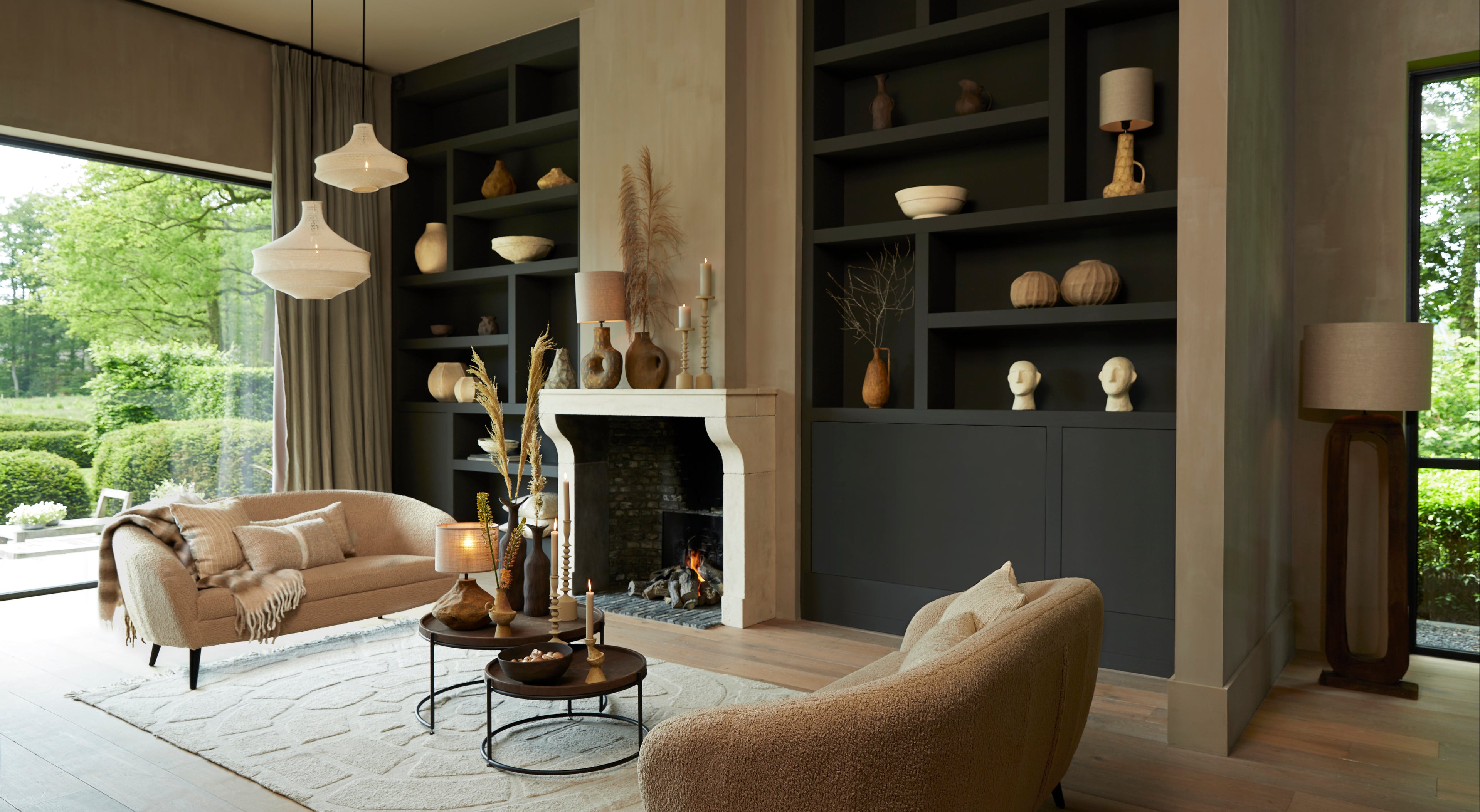 Pied de lampe 20,5x20x43 cm MOGLIANO sable antique