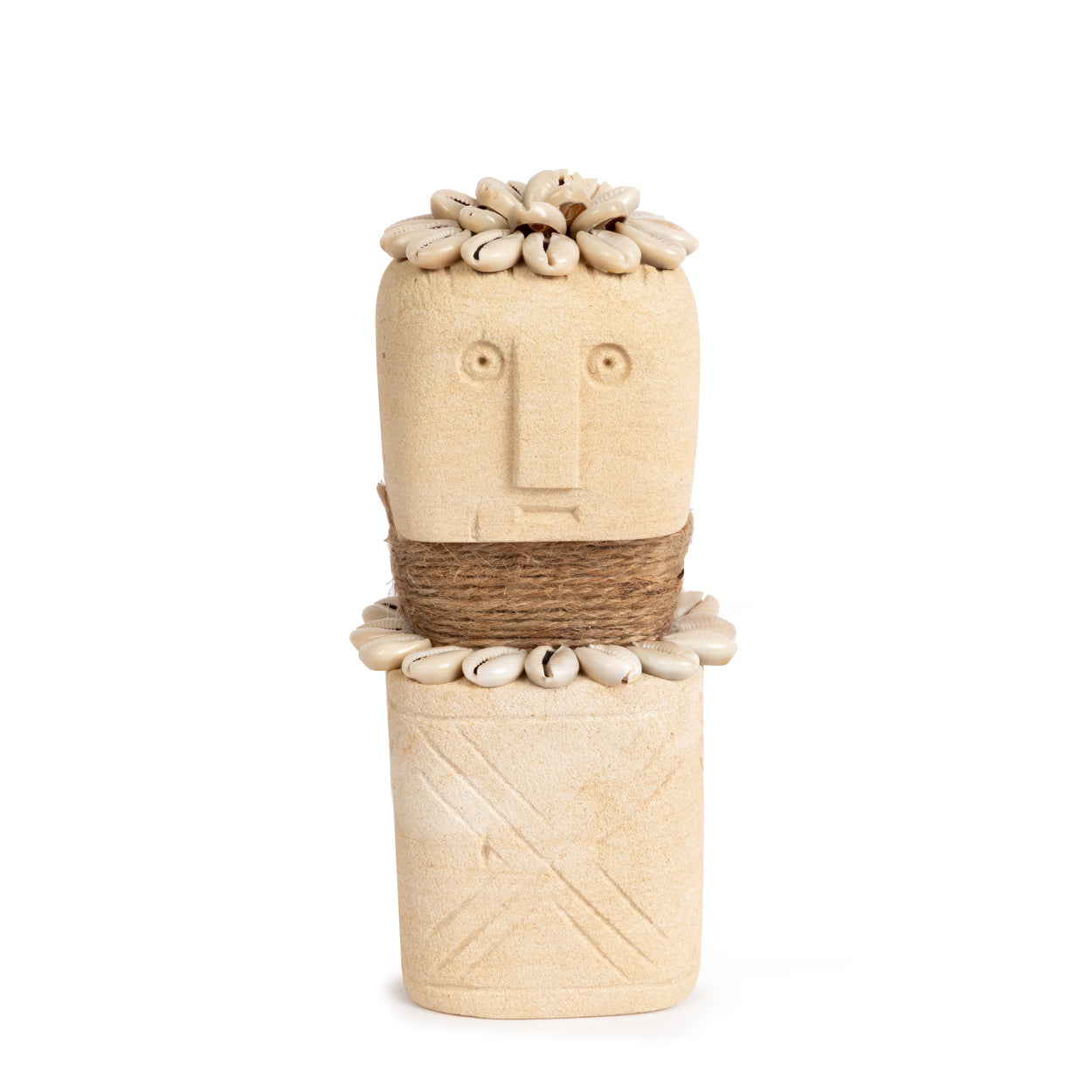 La Pierre Sumba avec coquillage - Naturel