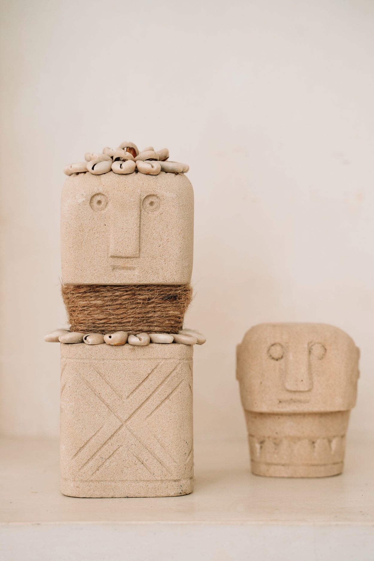 La Pierre Sumba avec coquillage - Naturel