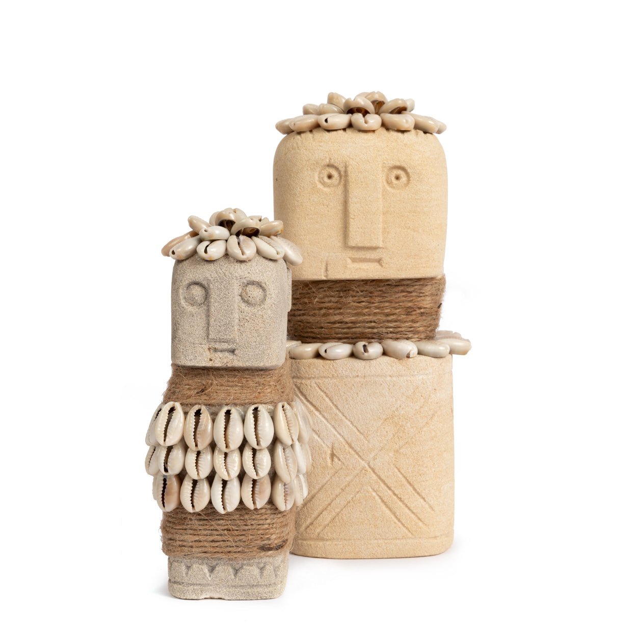 La Pierre Sumba avec coquillage - Naturel