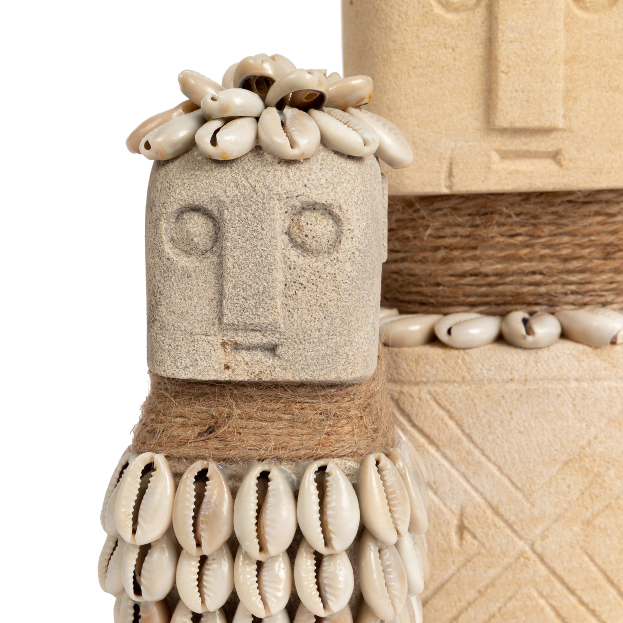 La Pierre Sumba avec coquillage - Naturel