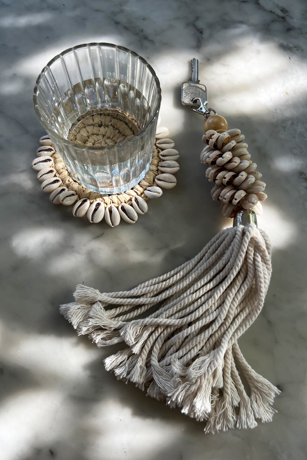 Le Sous-Verre Raffia Shell - Naturel