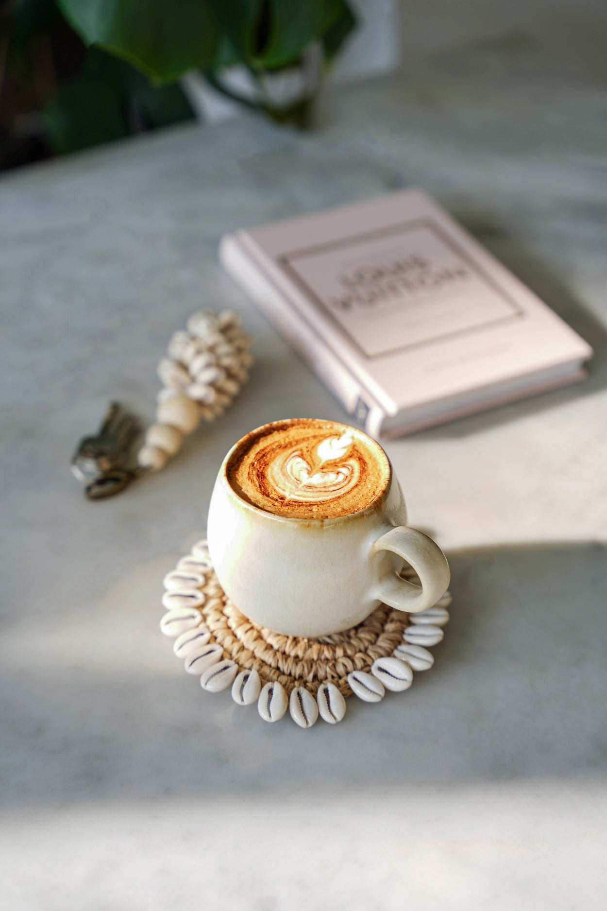 Le Sous-Verre Raffia Shell - Naturel