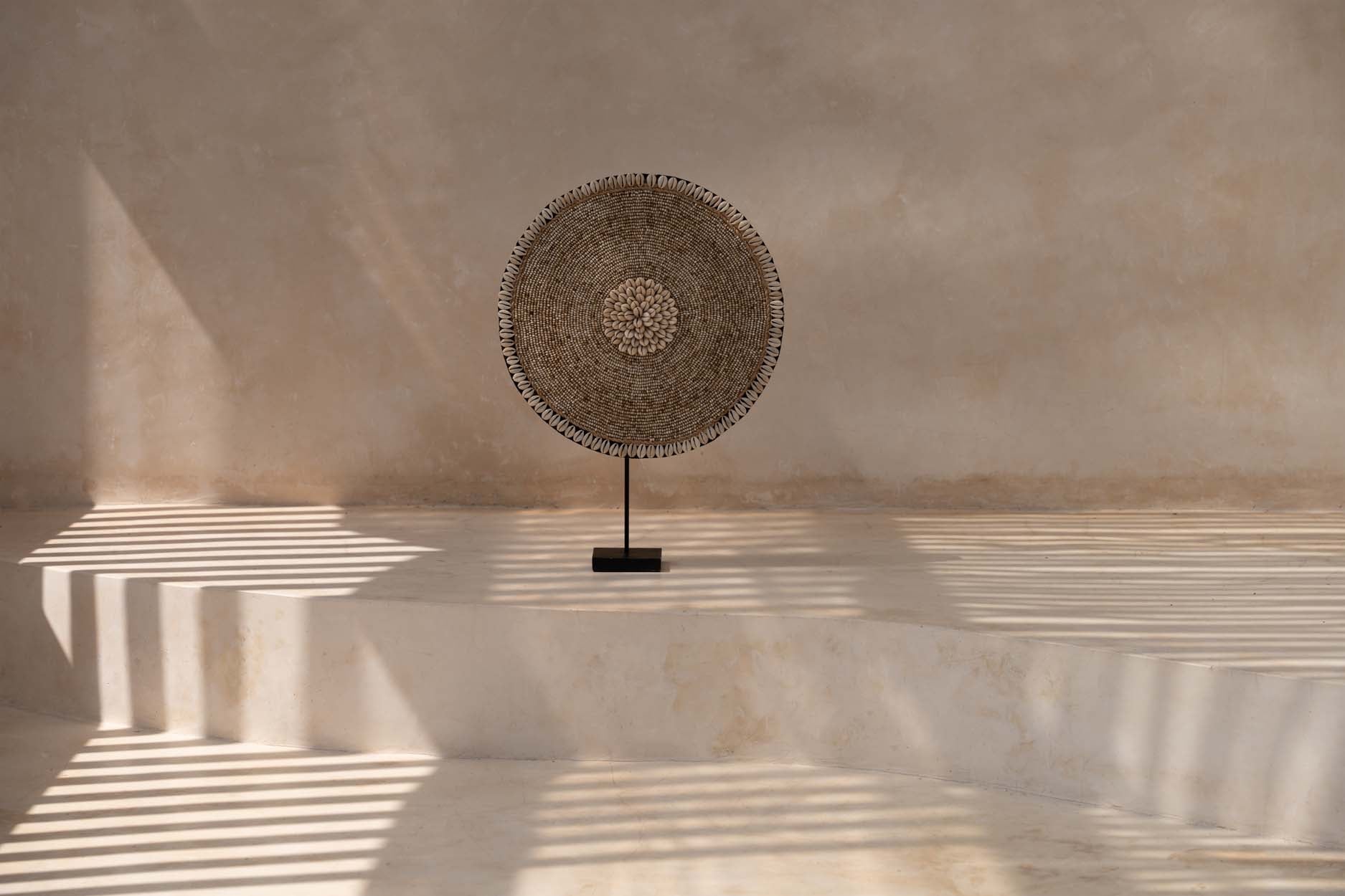 Shell Guadeloupe Sur Pied - Naturel Blanc