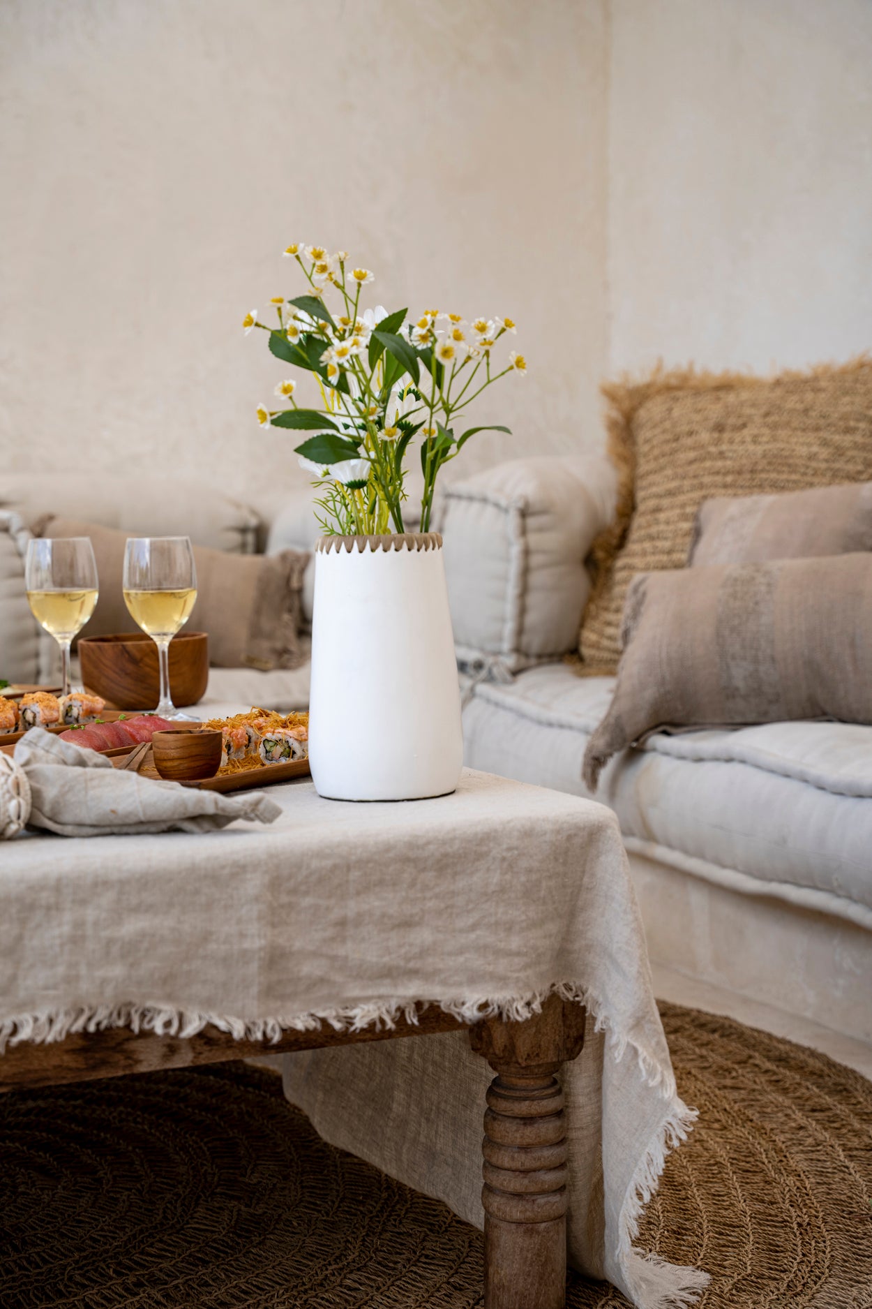 Le Vase Sneaky - Blanc Naturel - S