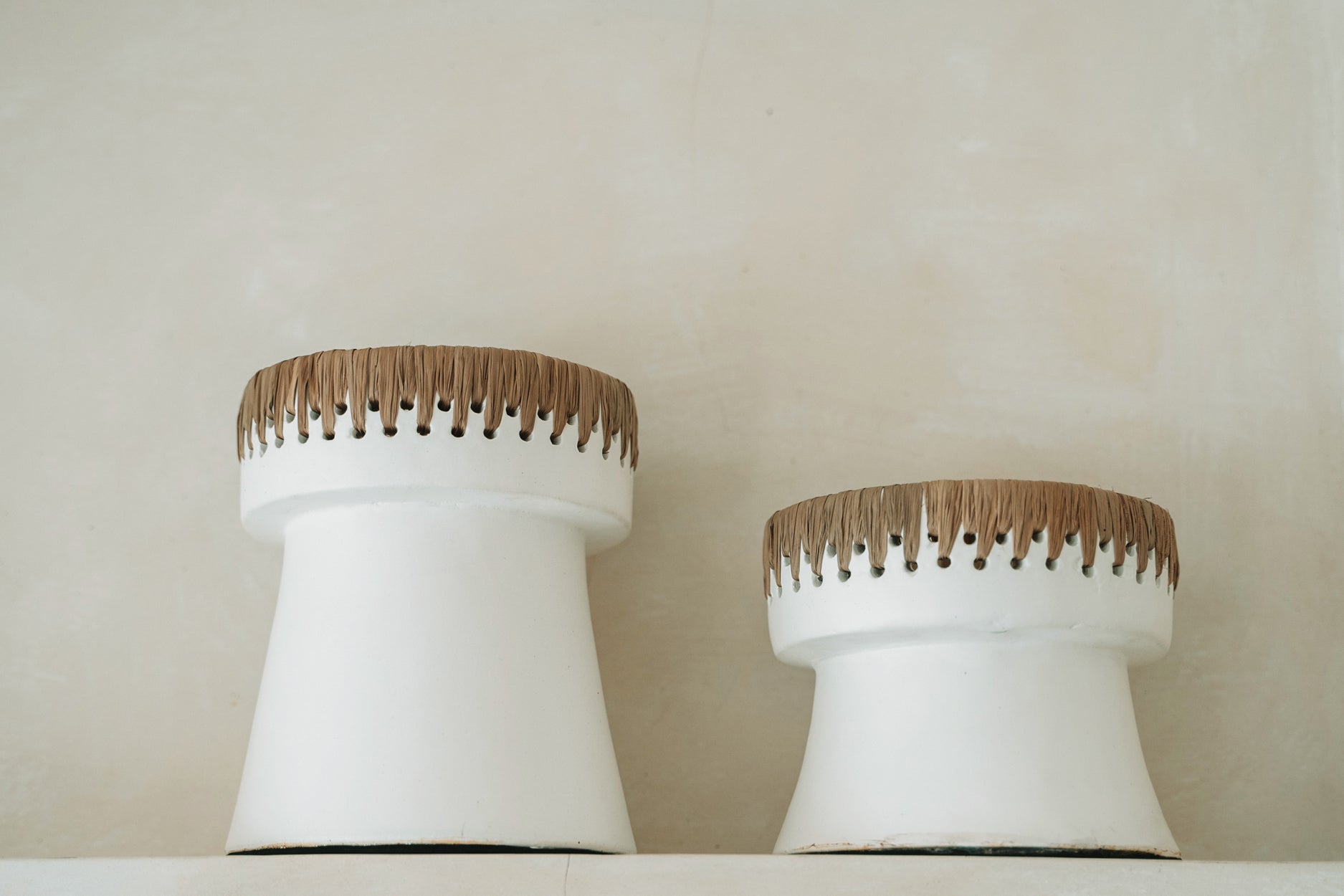 Le Bougeoir Pretty - Blanc Naturel - S