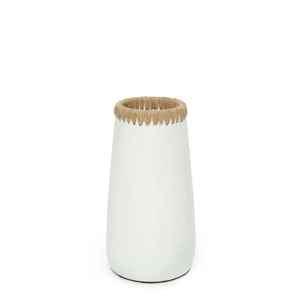 Le Vase Sneaky - Blanc Naturel - M