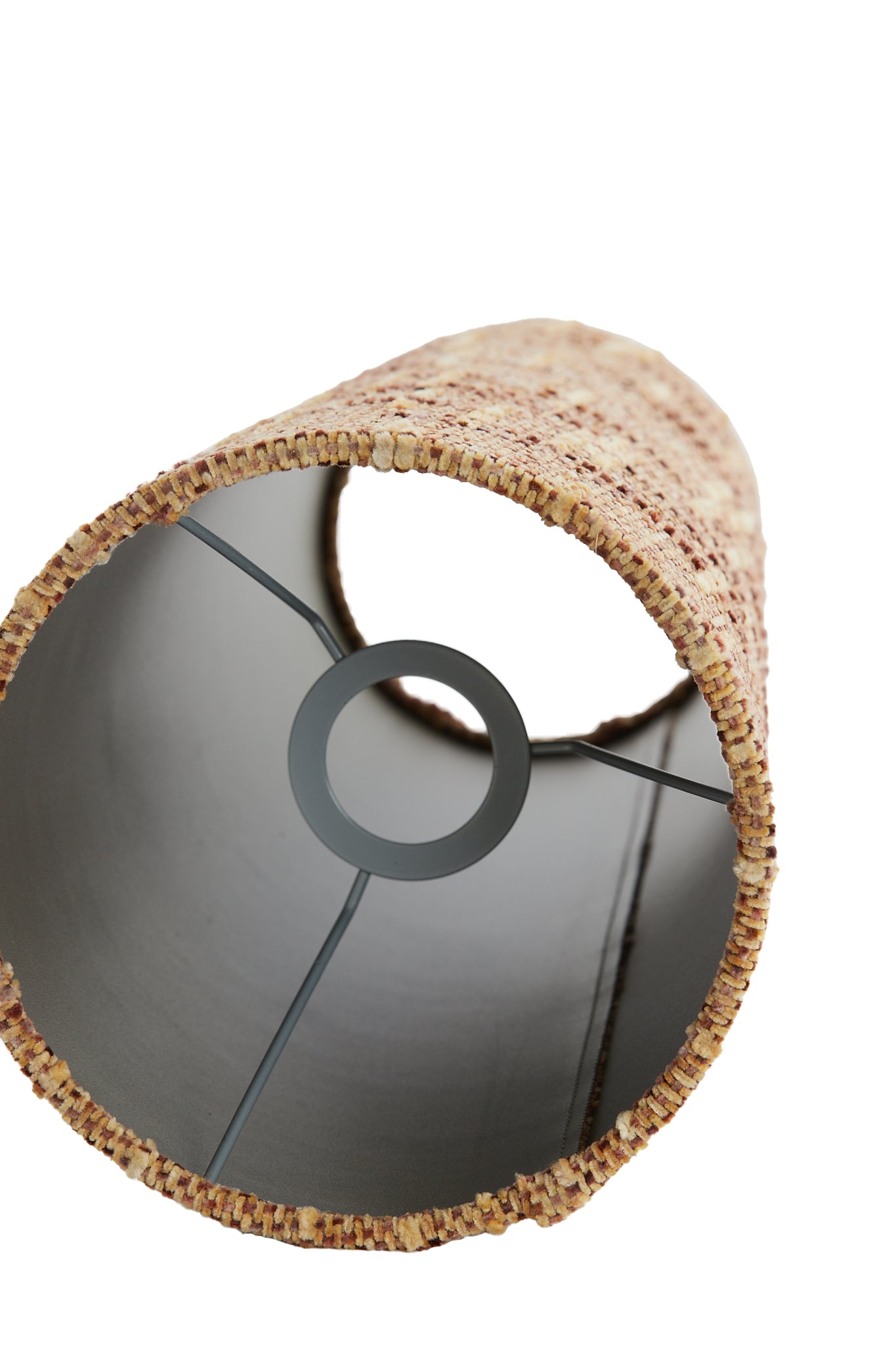 Abat-jour tambour conique 19-12,5-46,5 cm OSIRE terra-brun