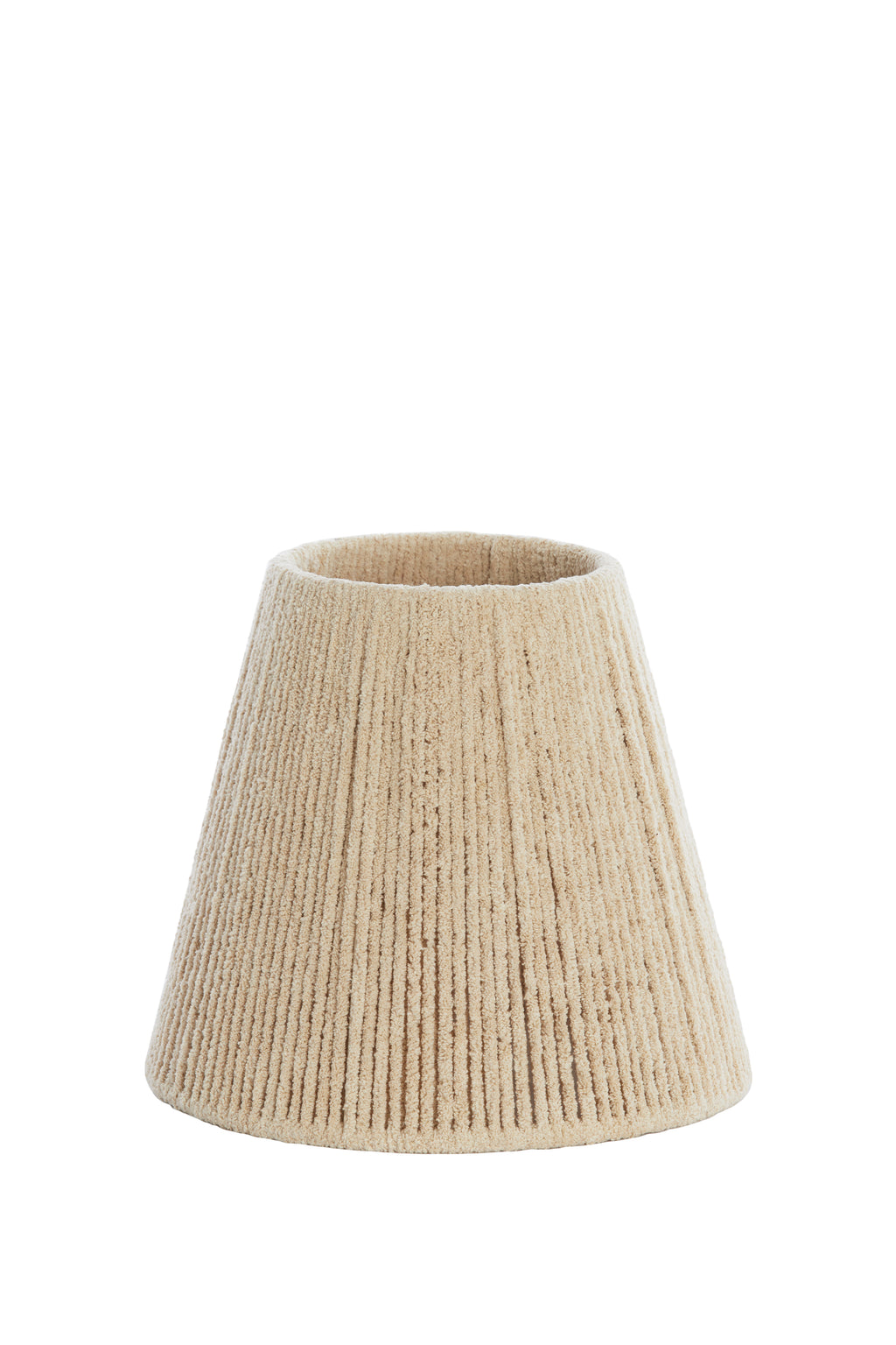 Abat-jour tambour 35-20-30 cm MEDANA chenille crème