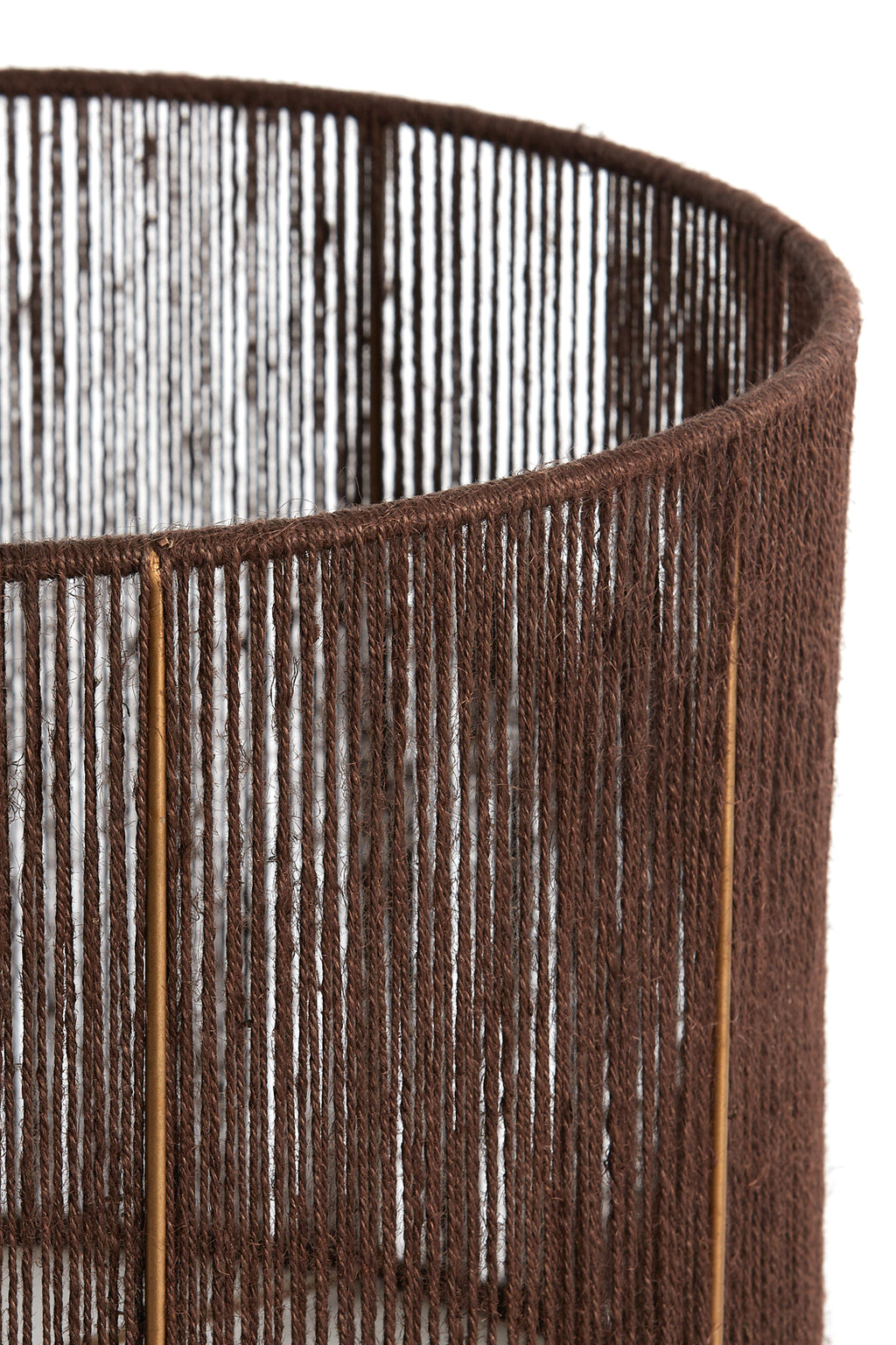 Abat-jour cylindre 30-30-21 cm TOSSA jute brun foncé