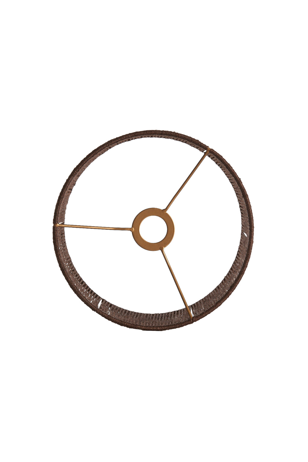 Abat-jour cylindre 30-30-21 cm TOSSA jute brun foncé