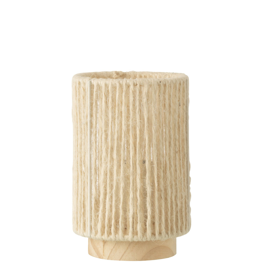 Lampe Led Cylindre Naturel