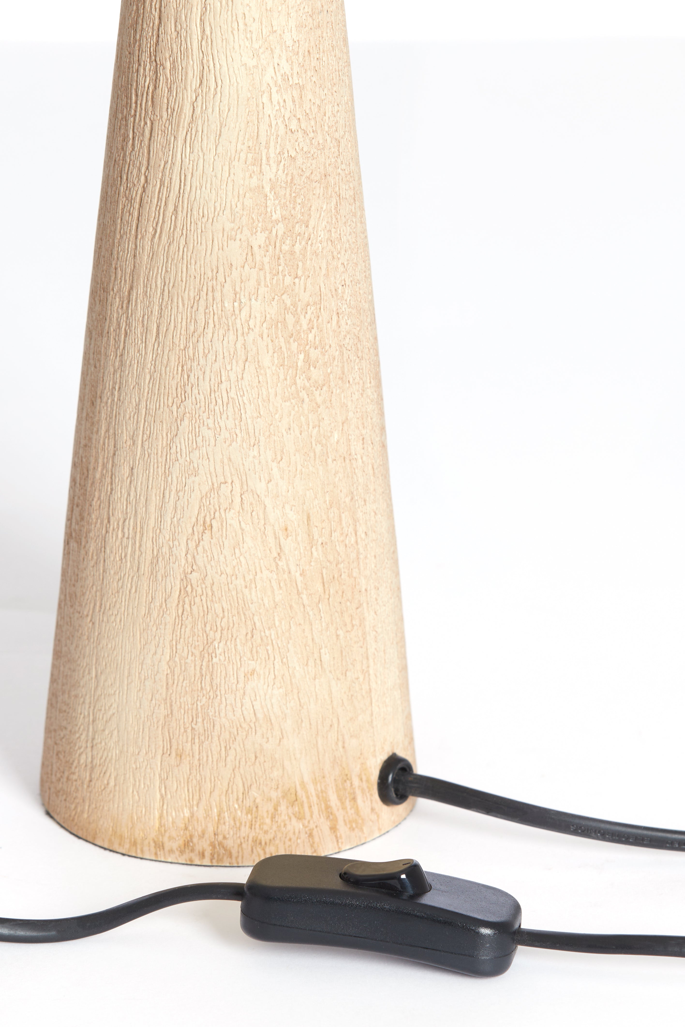 Pied de lampe Ø9x33 cm FESTINA bois naturel mat