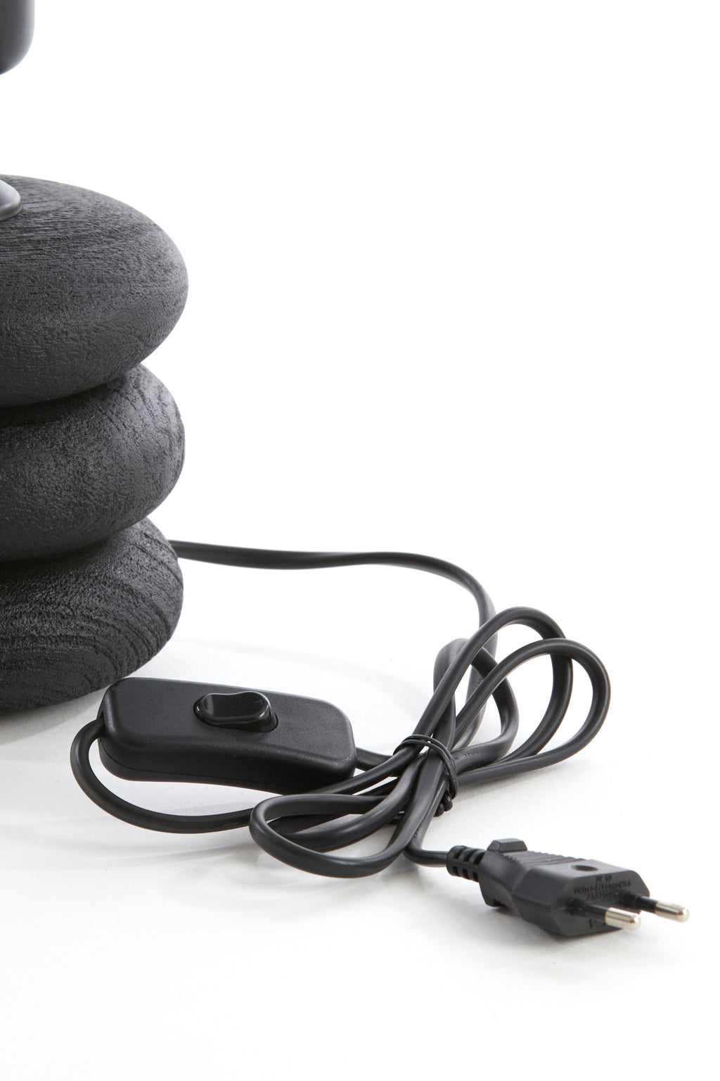 Pied de lampe Ø12x12 cm BUDONGO bois noir