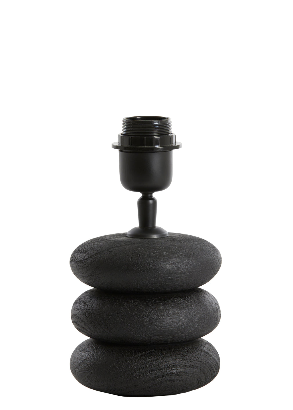 Pied de lampe Ø12x12 cm BUDONGO bois noir