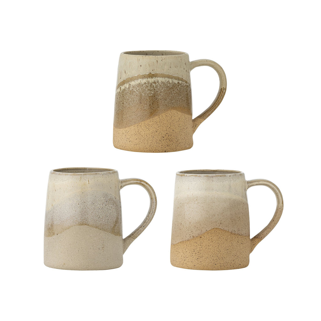 Soleia Mug Marron Lot de 3