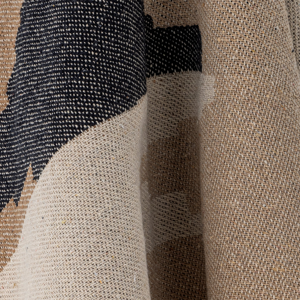 Maji Plaid Marron Coton recyclé