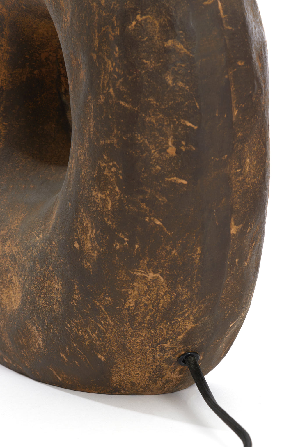 Pied de lampe 32,5x12x47,5 cm TARUGI brun antique