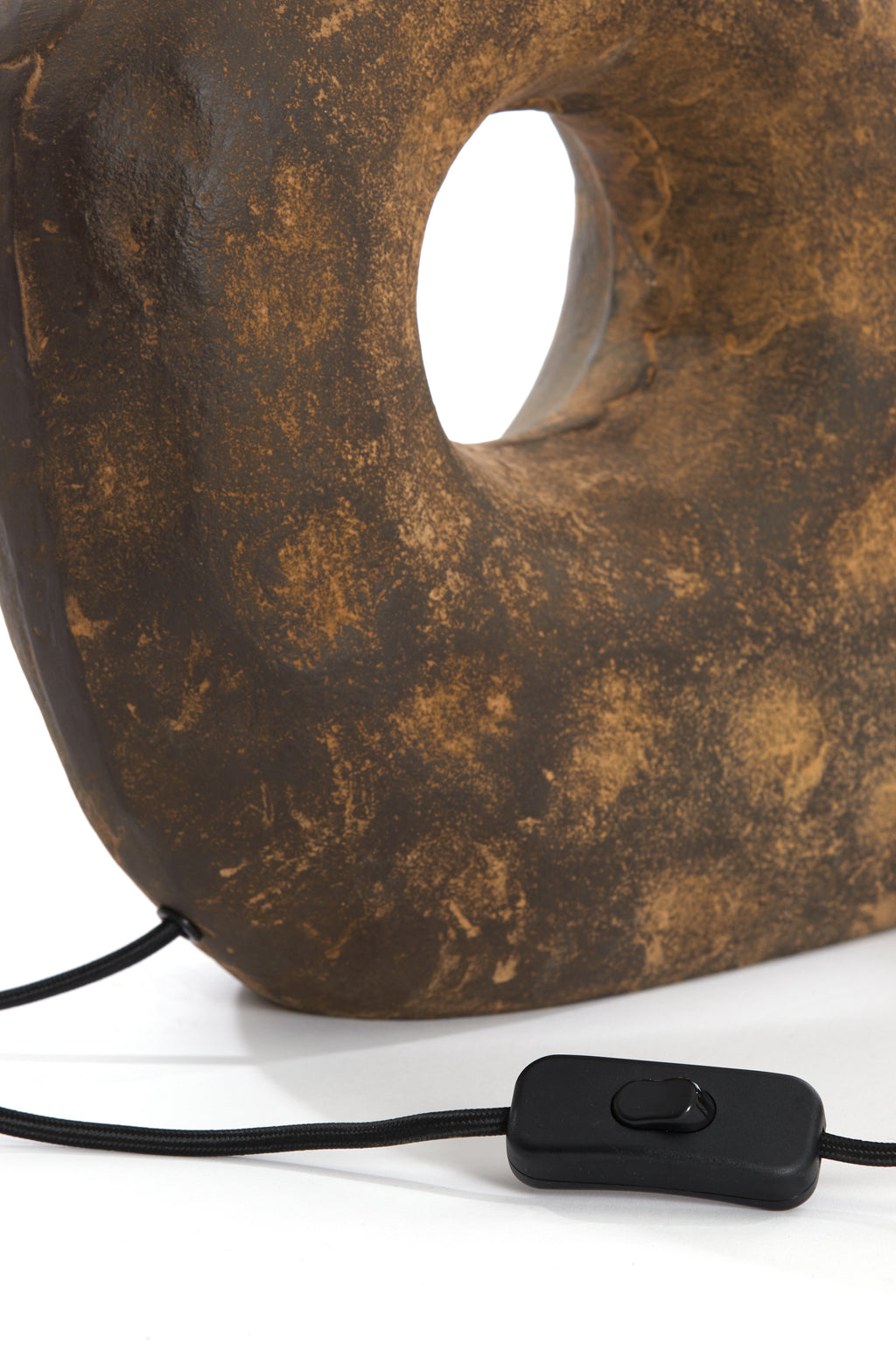 Pied de lampe 32,5x12x47,5 cm TARUGI brun antique