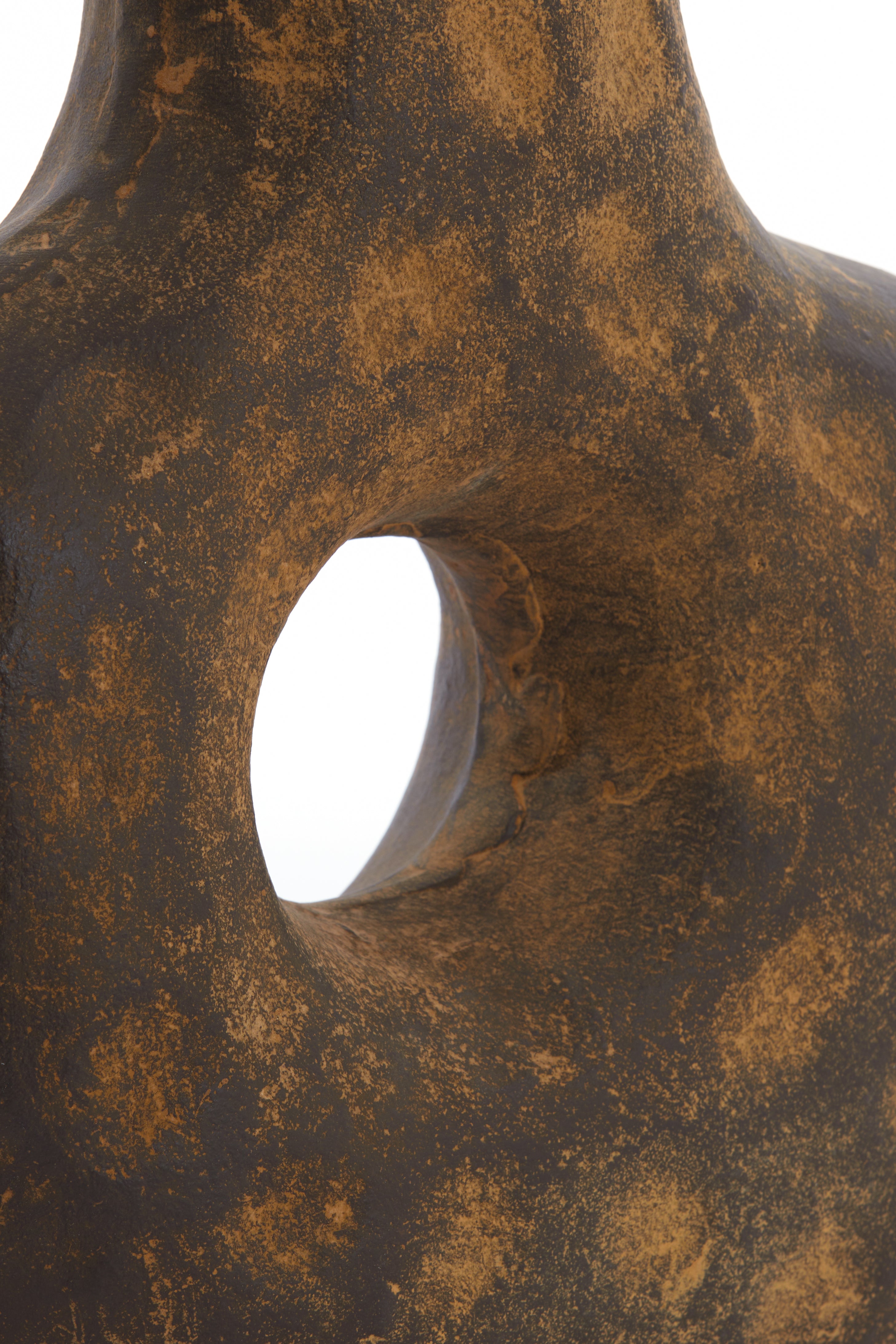 Pied de lampe 32,5x12x47,5 cm TARUGI brun antique