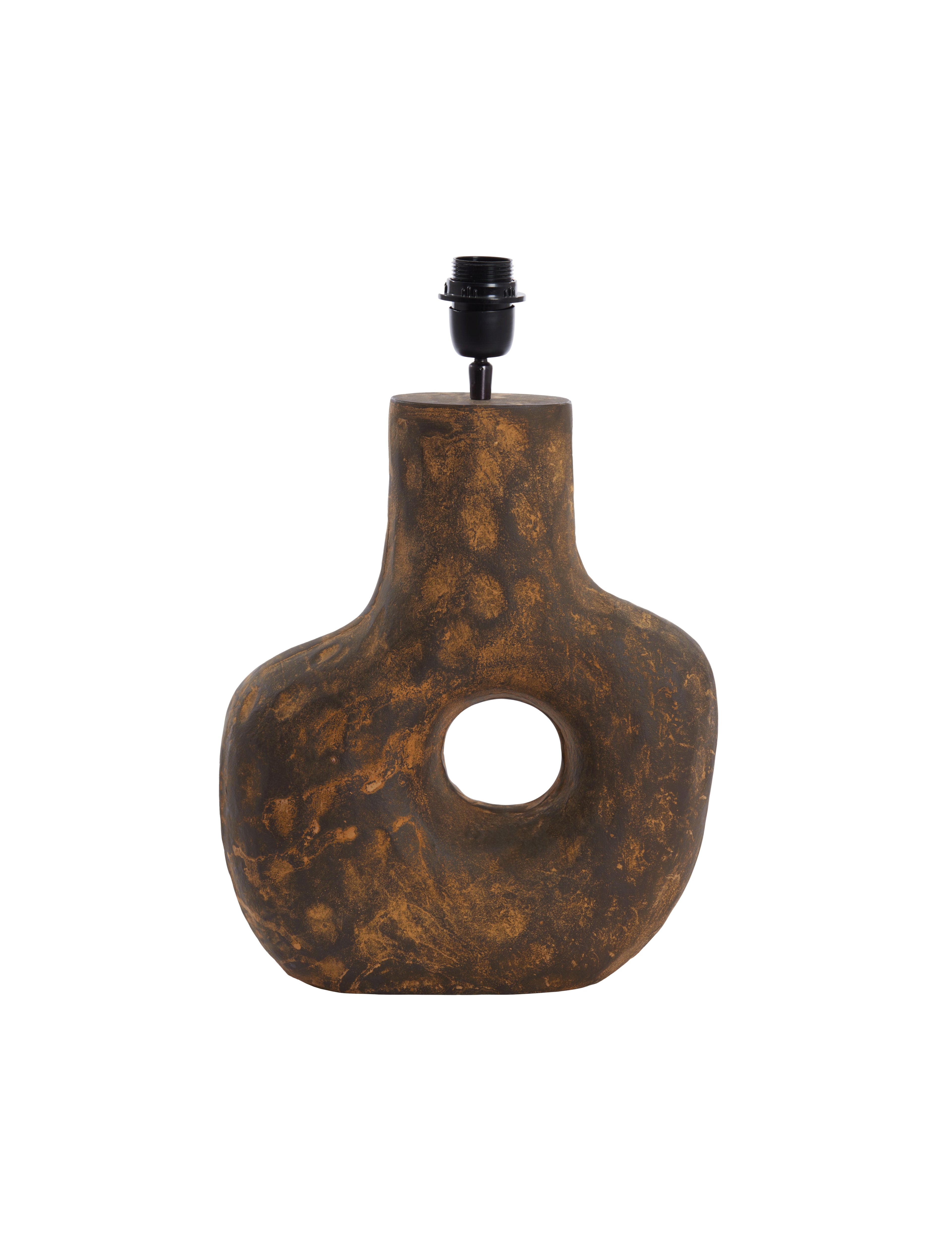 Pied de lampe 32,5x12x47,5 cm TARUGI brun antique