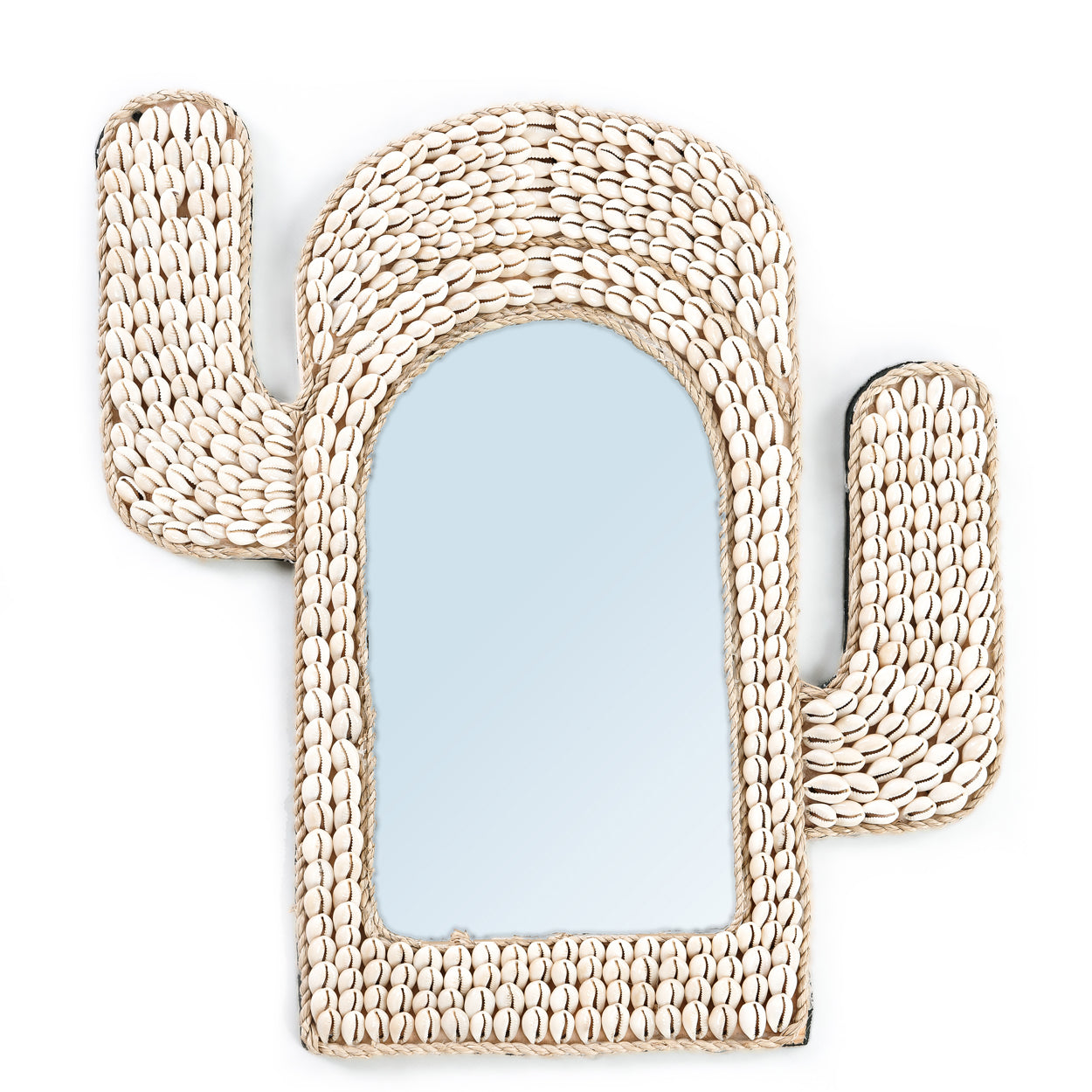 Le Miroir Cactus Shell - Blanc