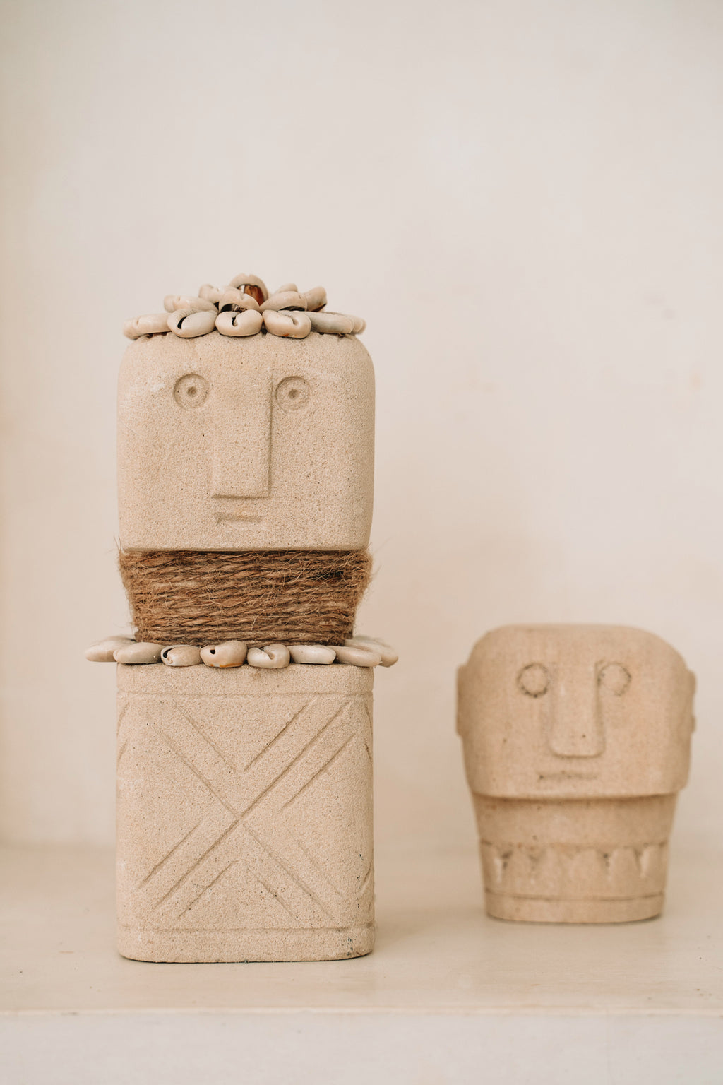 La Pierre Sumba avec coquillage - Naturel