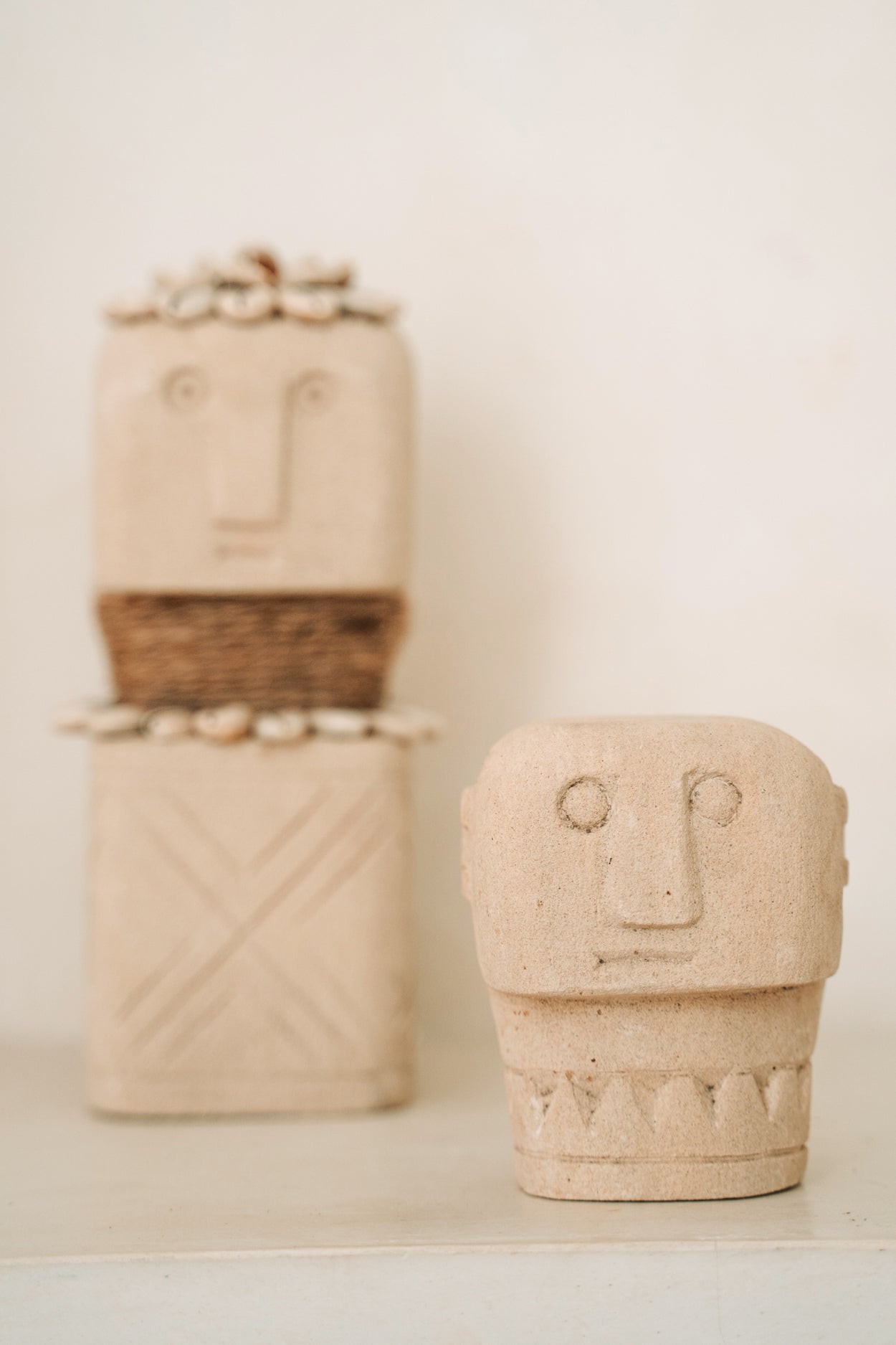 La Pierre Sumba avec coquillage - Naturel