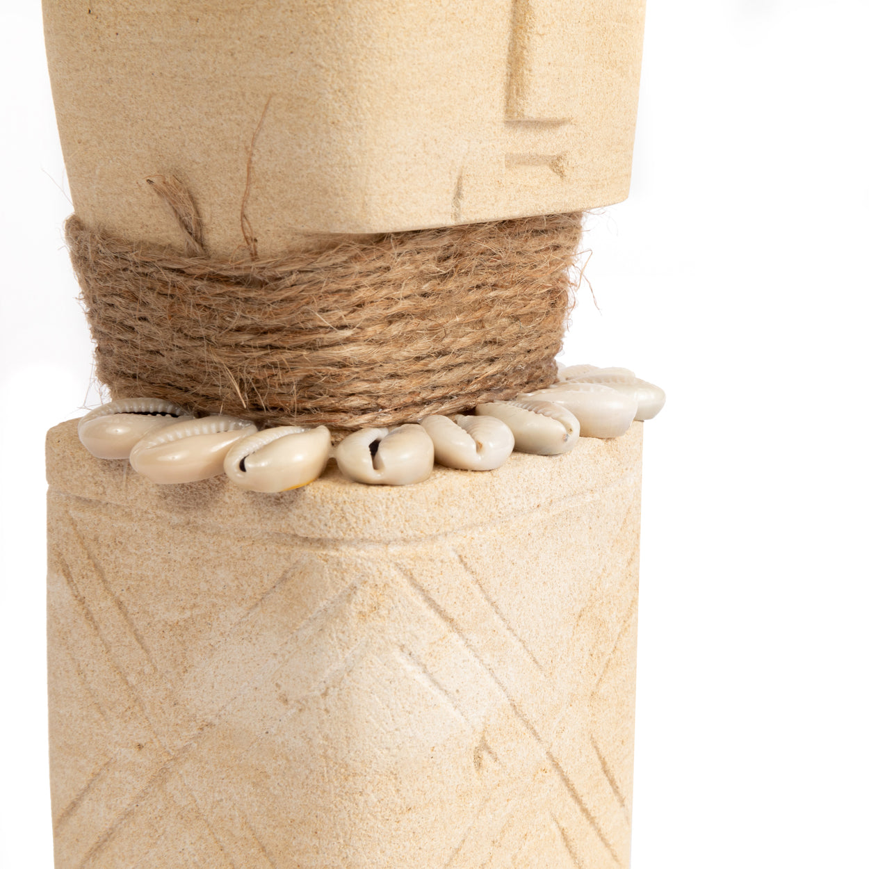 La Pierre Sumba avec coquillage - Naturel