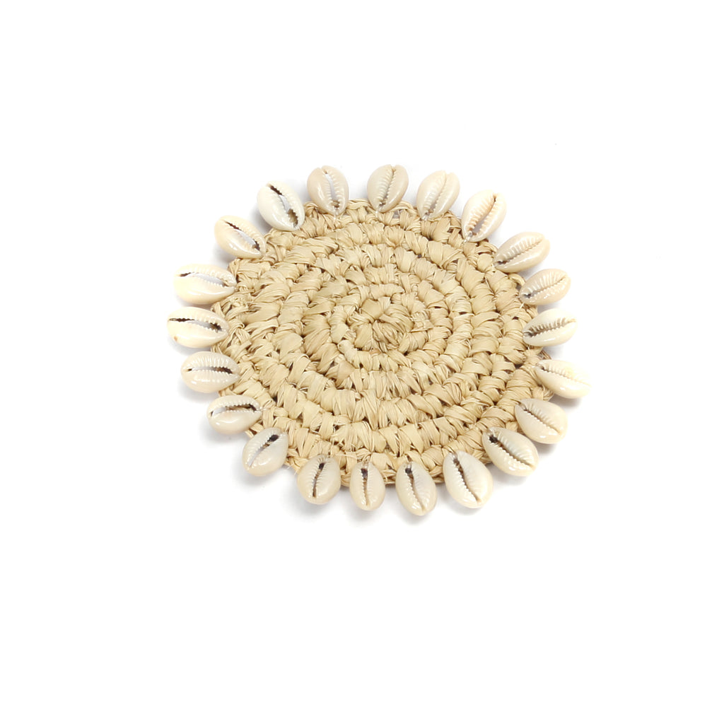 Le Sous-Verre Raffia Shell - Naturel