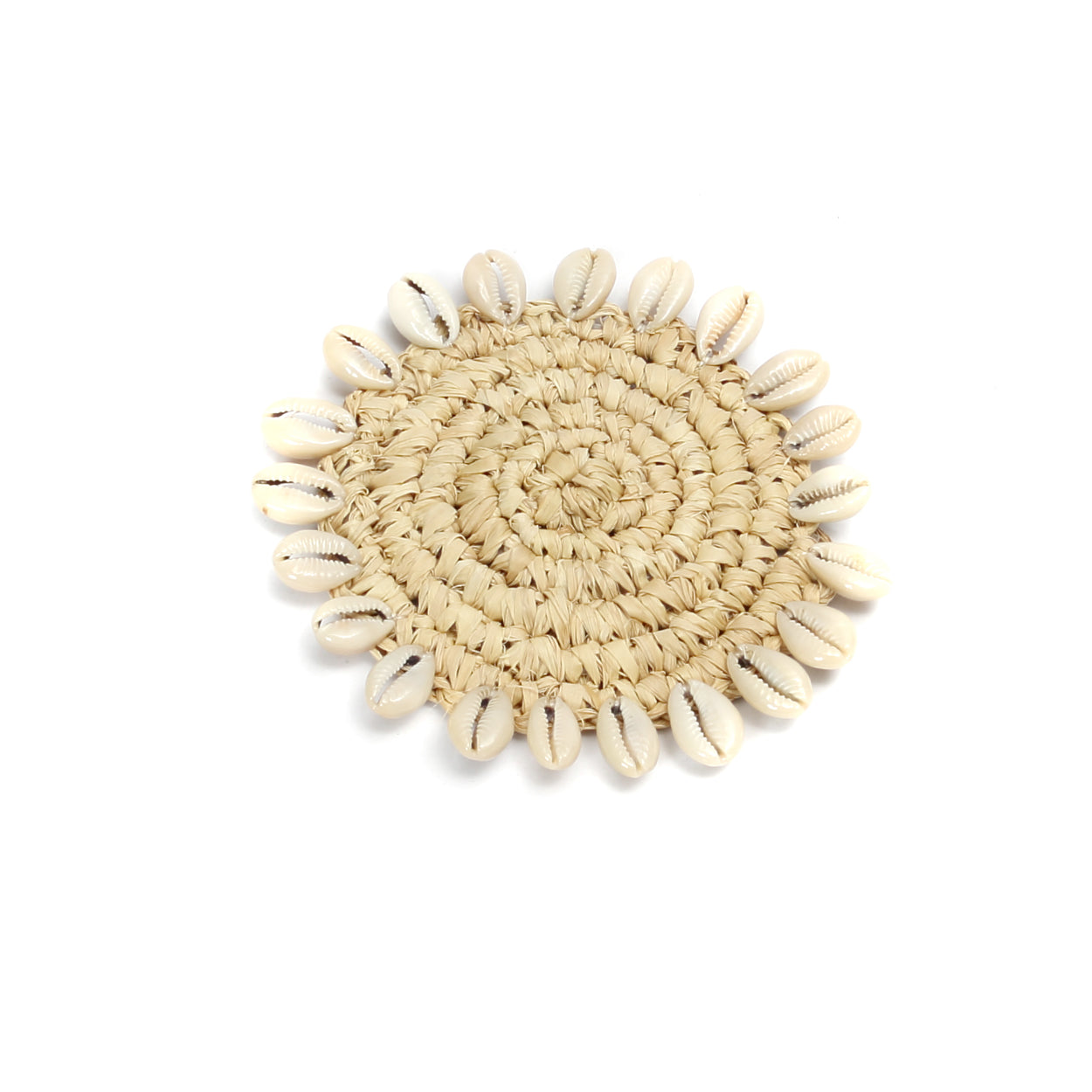 Le Sous-Verre Raffia Shell - Naturel
