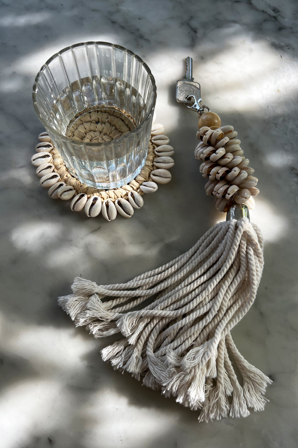 Le Sous-Verre Raffia Shell - Naturel