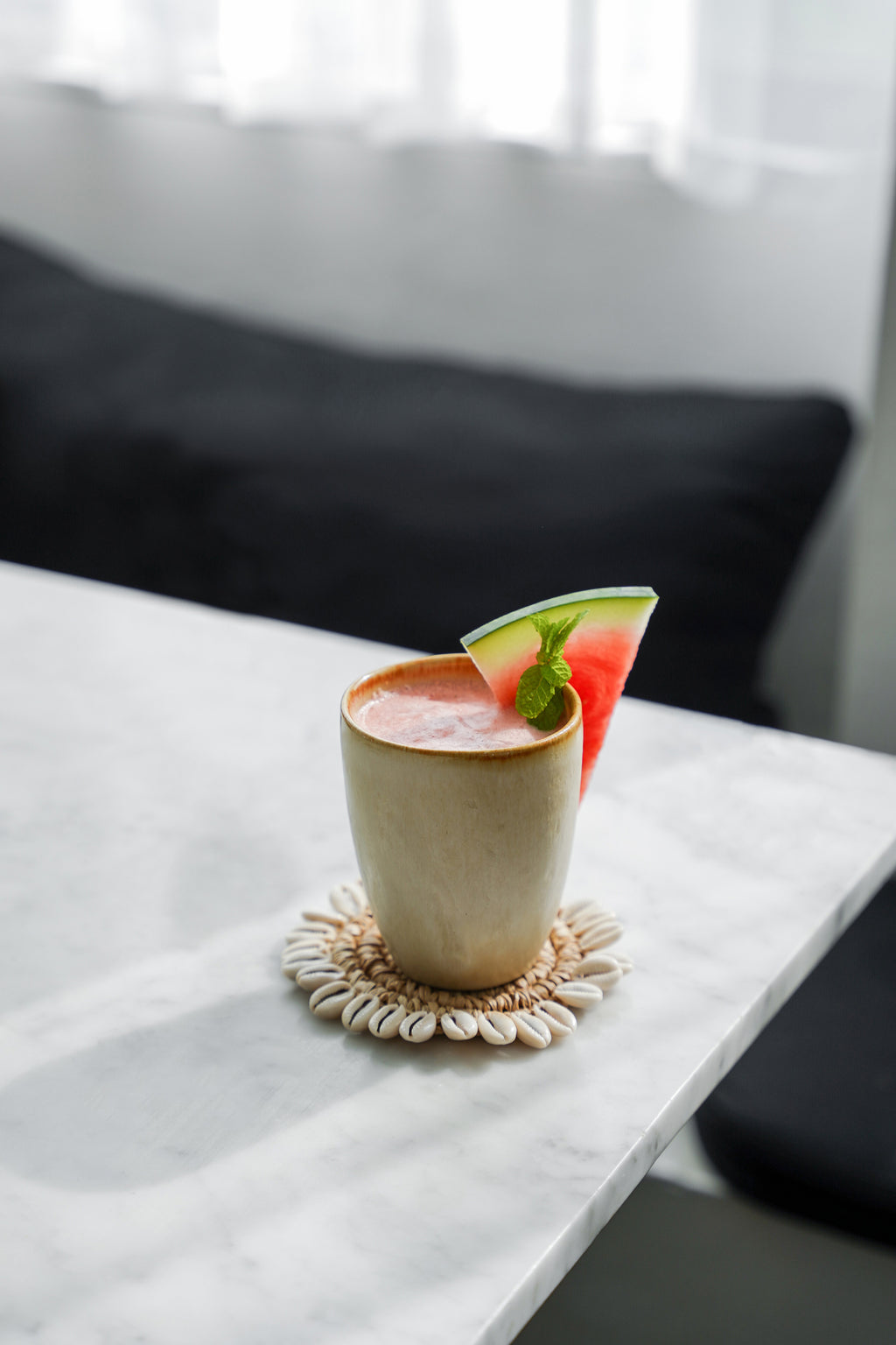 Le Sous-Verre Raffia Shell - Naturel