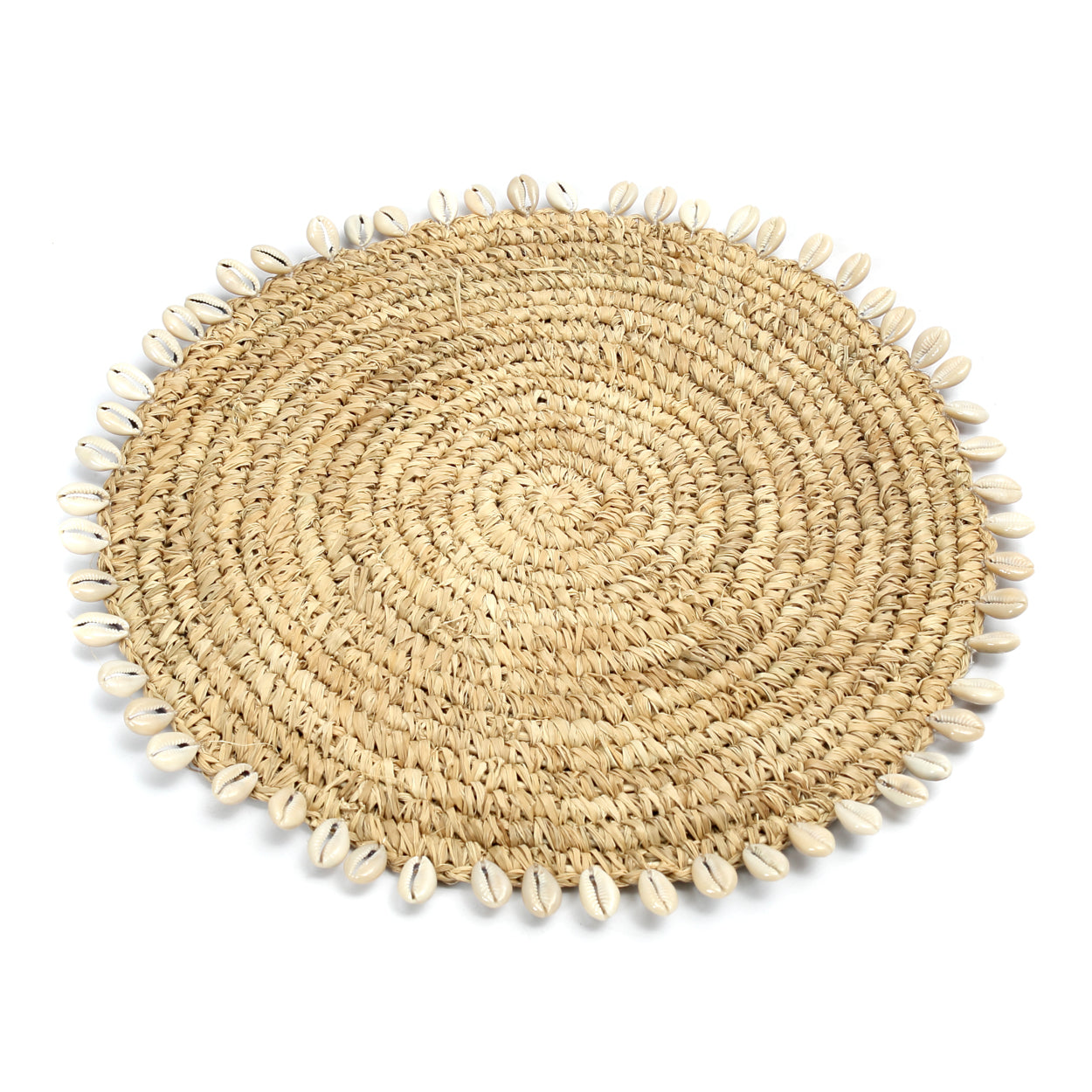 Le Set De Table Raffia Shell - Naturel