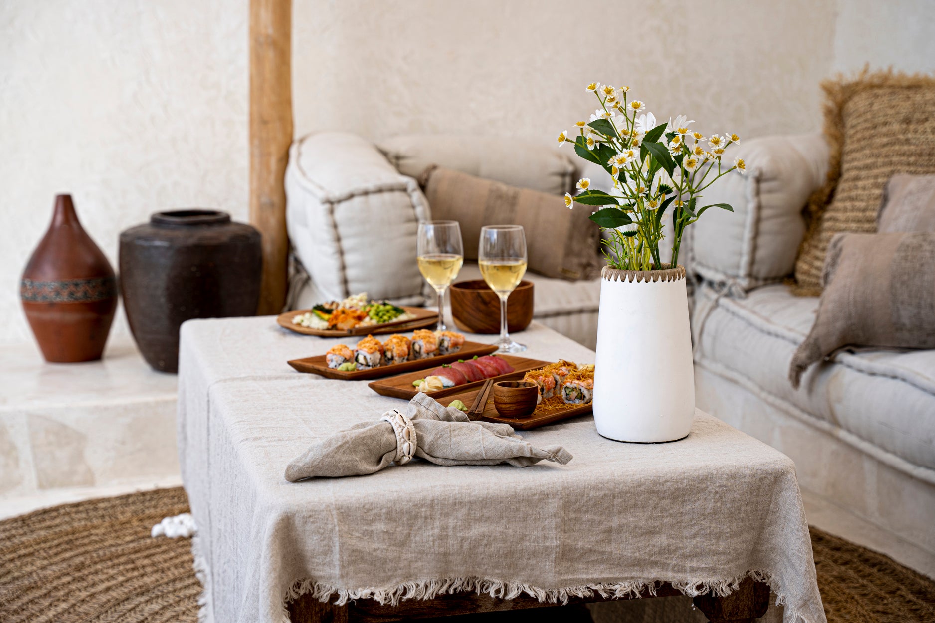 Le Vase Sneaky - Blanc Naturel - S