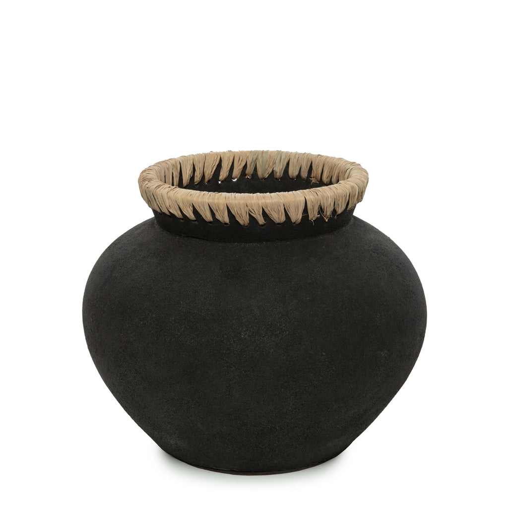 Le Vase Styly - Noir Naturel - M
