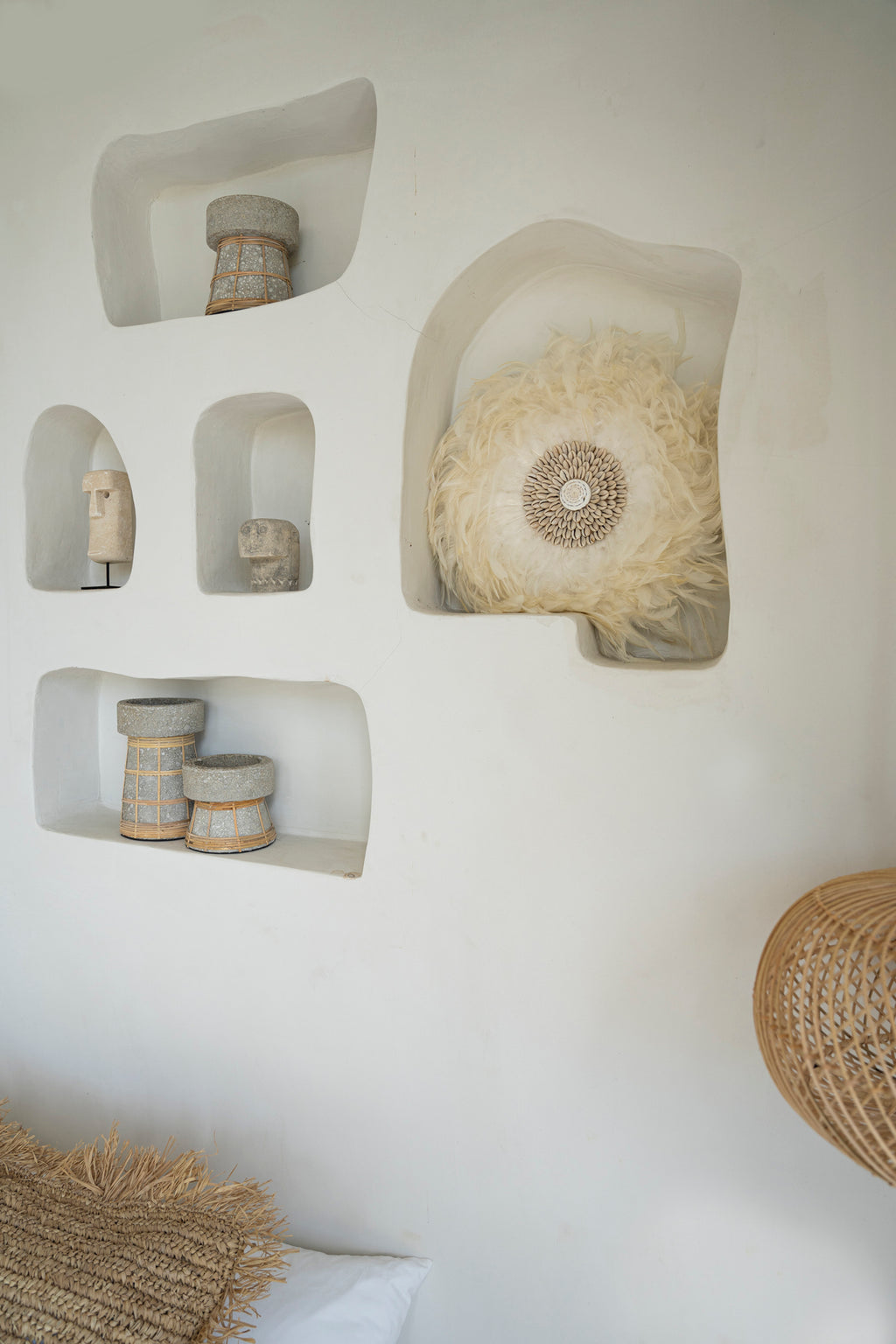 Le Bougeoir Serene - Béton Gris Naturel - M