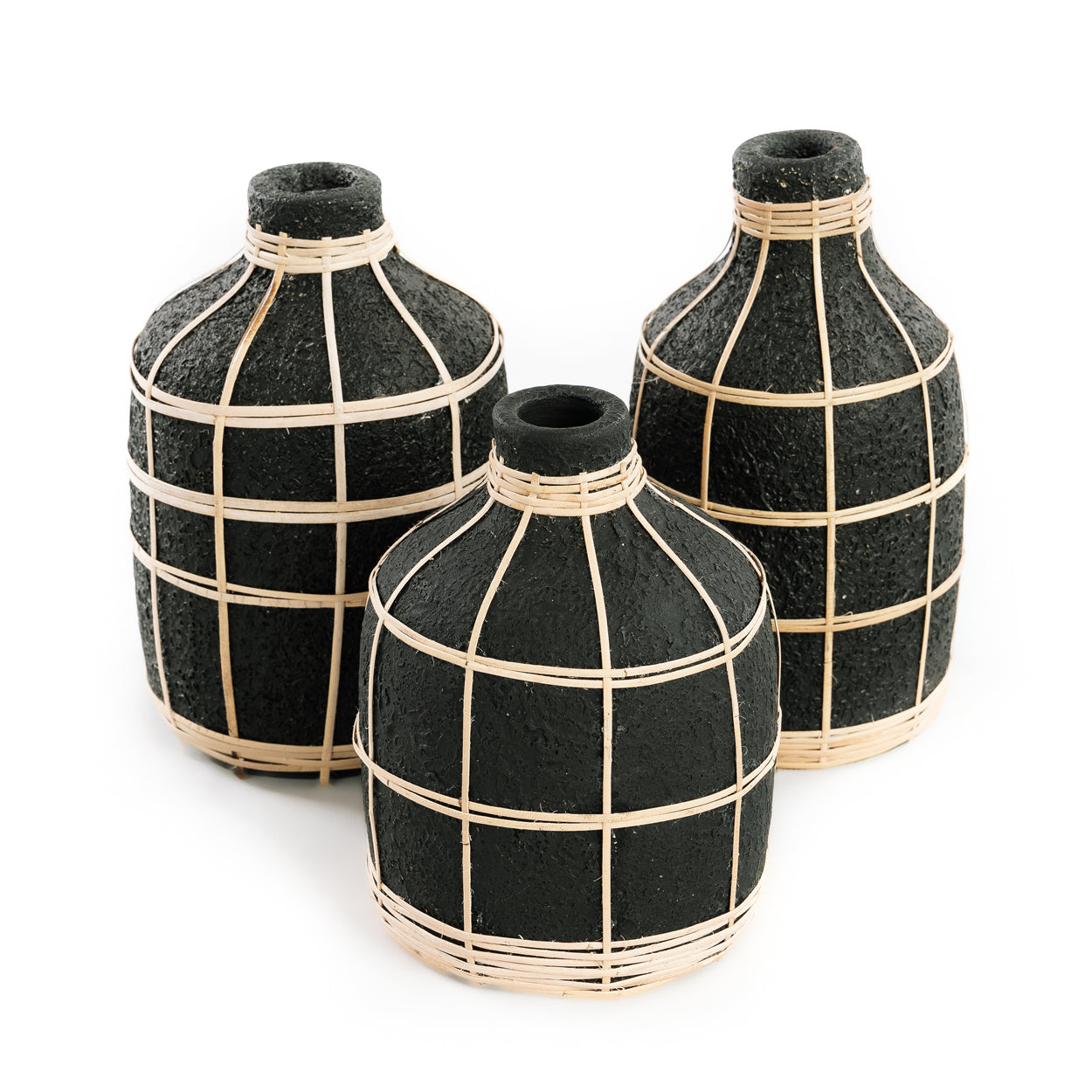 Le Vase Whoopy - Noir Naturel - M