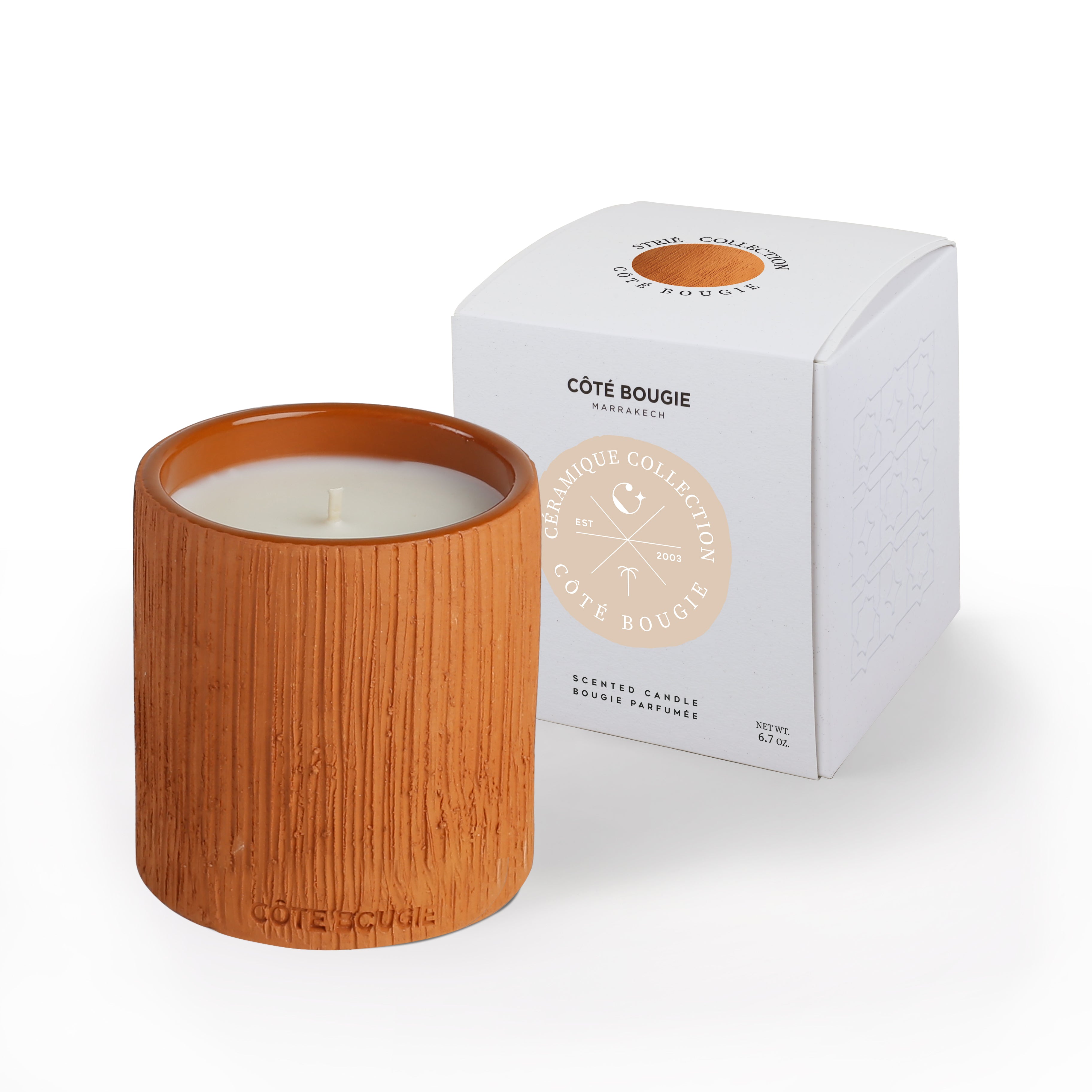 Striée Terracotta S - Senteur Ambre